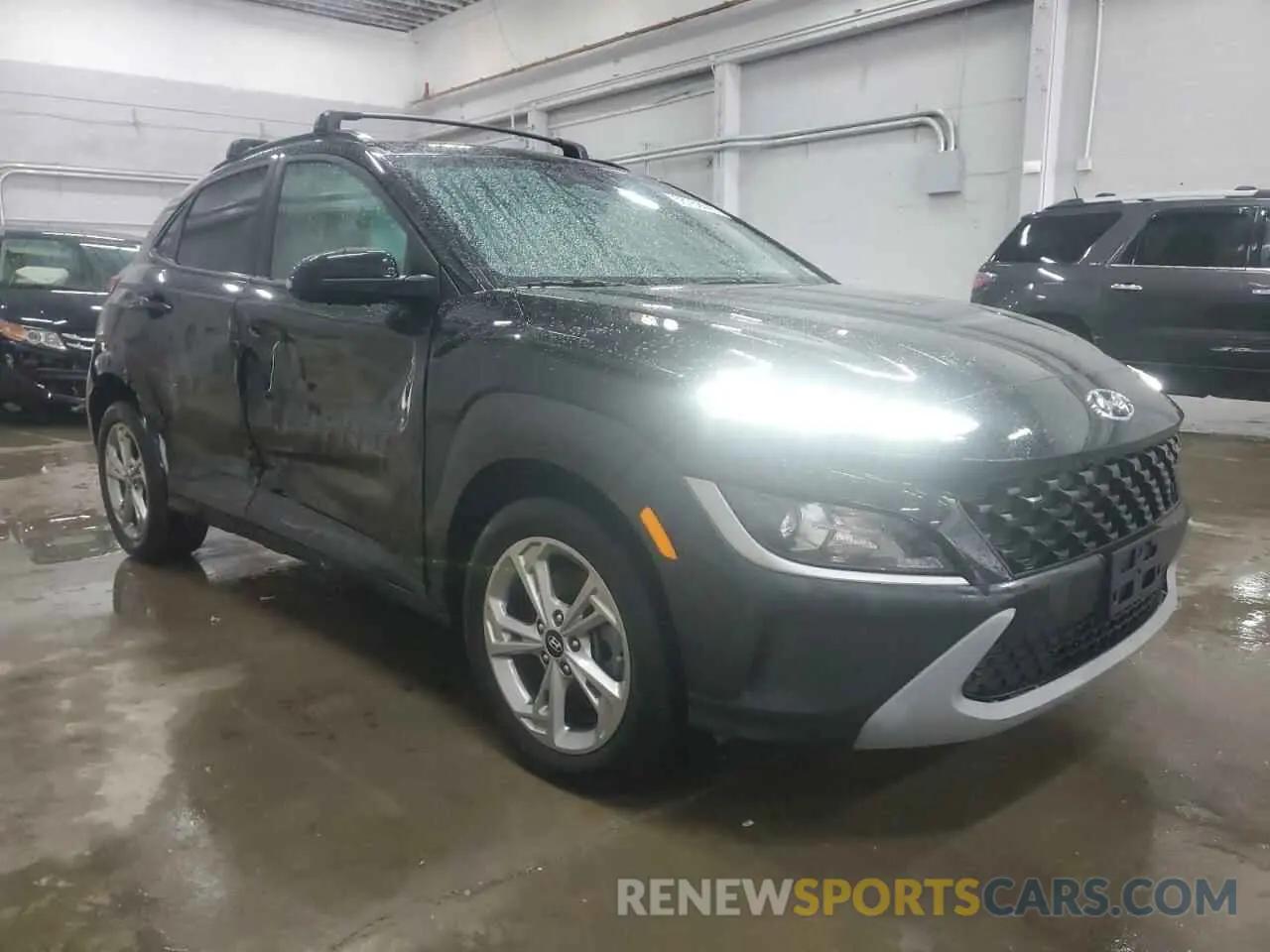 4 Photograph of a damaged car KM8K6CAB9PU946671 HYUNDAI KONA 2023