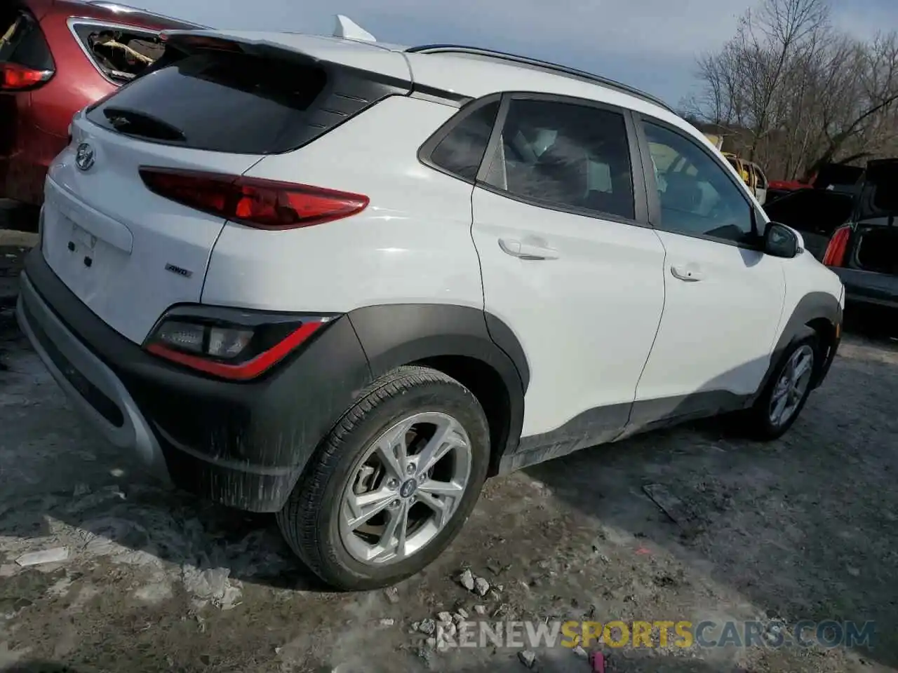 3 Photograph of a damaged car KM8K6CAB9PU981601 HYUNDAI KONA 2023