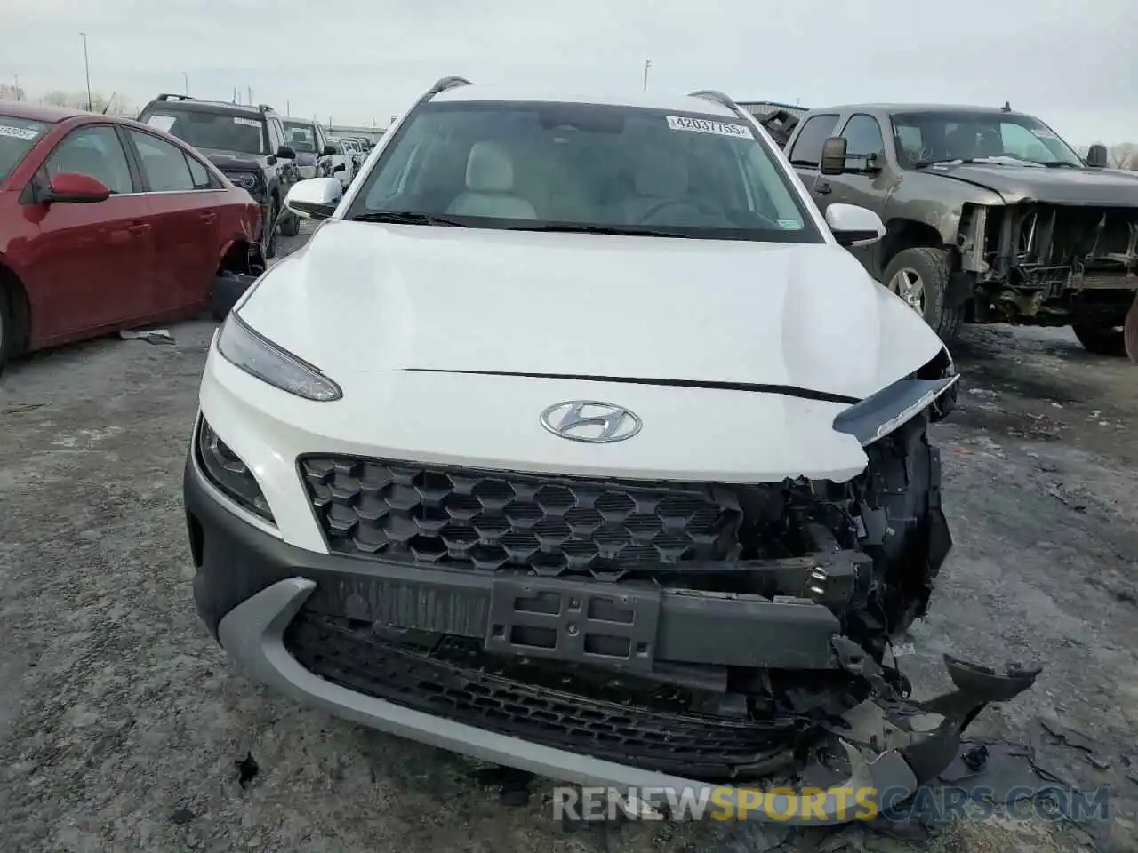 5 Photograph of a damaged car KM8K6CAB9PU981601 HYUNDAI KONA 2023