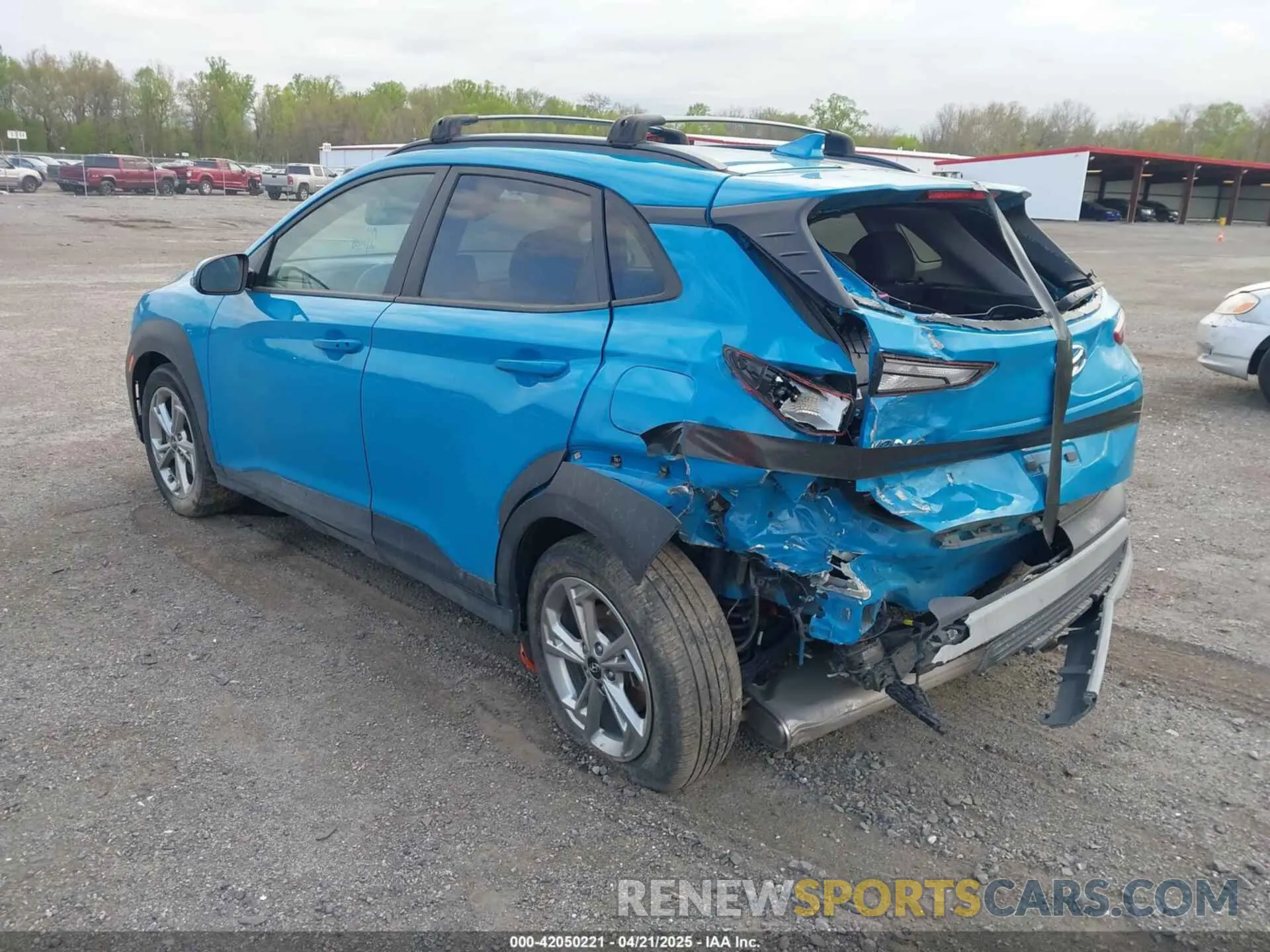 3 Photograph of a damaged car KM8K6CAB9PU982263 HYUNDAI KONA 2023