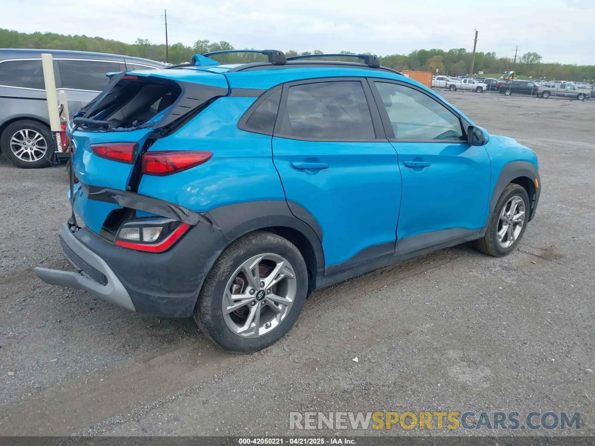 4 Photograph of a damaged car KM8K6CAB9PU982263 HYUNDAI KONA 2023