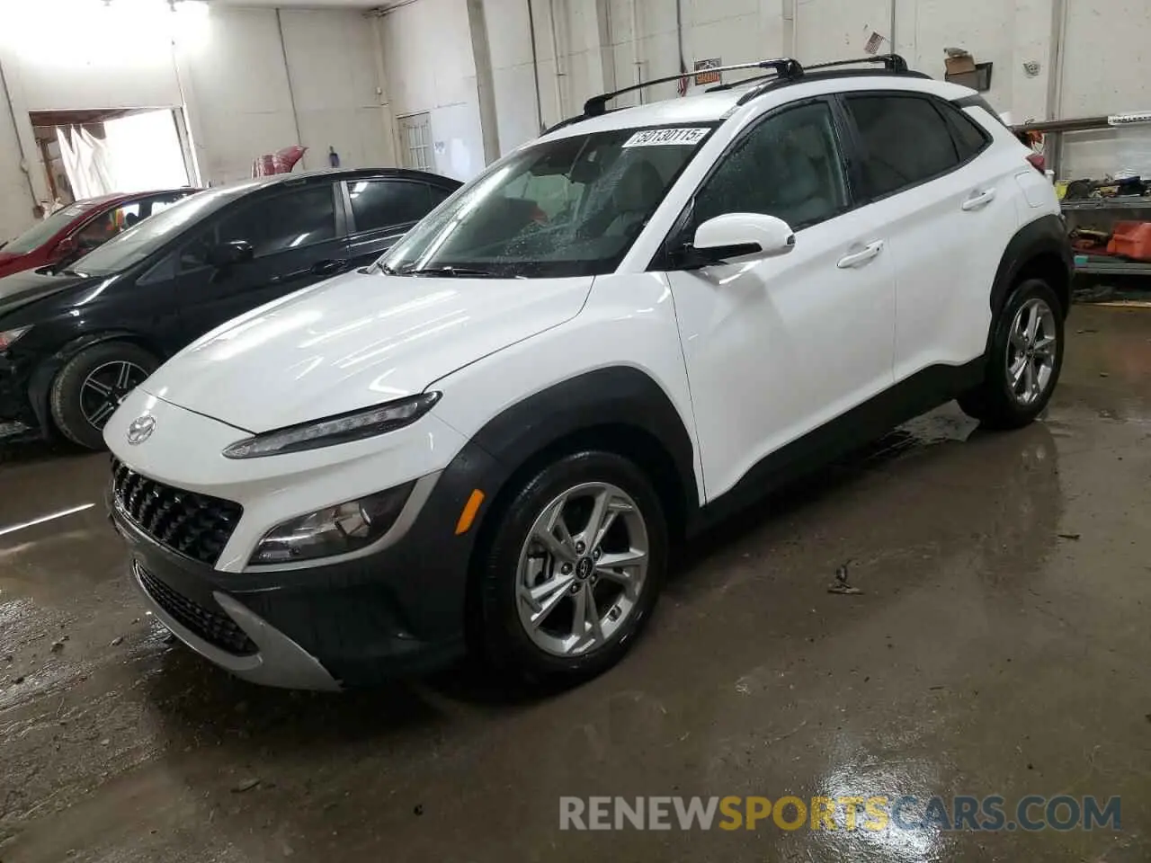 1 Photograph of a damaged car KM8K6CABXPU041341 HYUNDAI KONA 2023