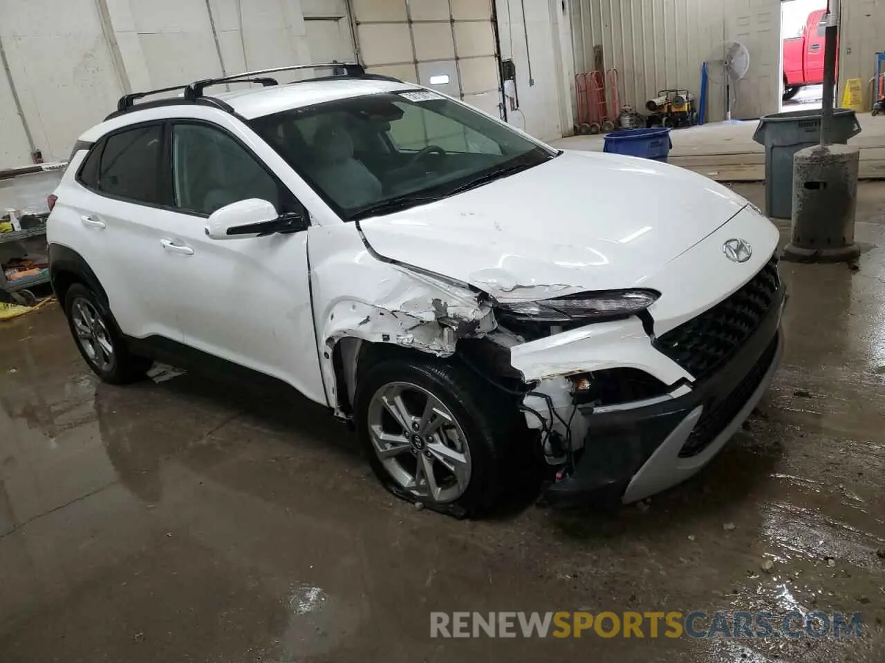 4 Photograph of a damaged car KM8K6CABXPU041341 HYUNDAI KONA 2023