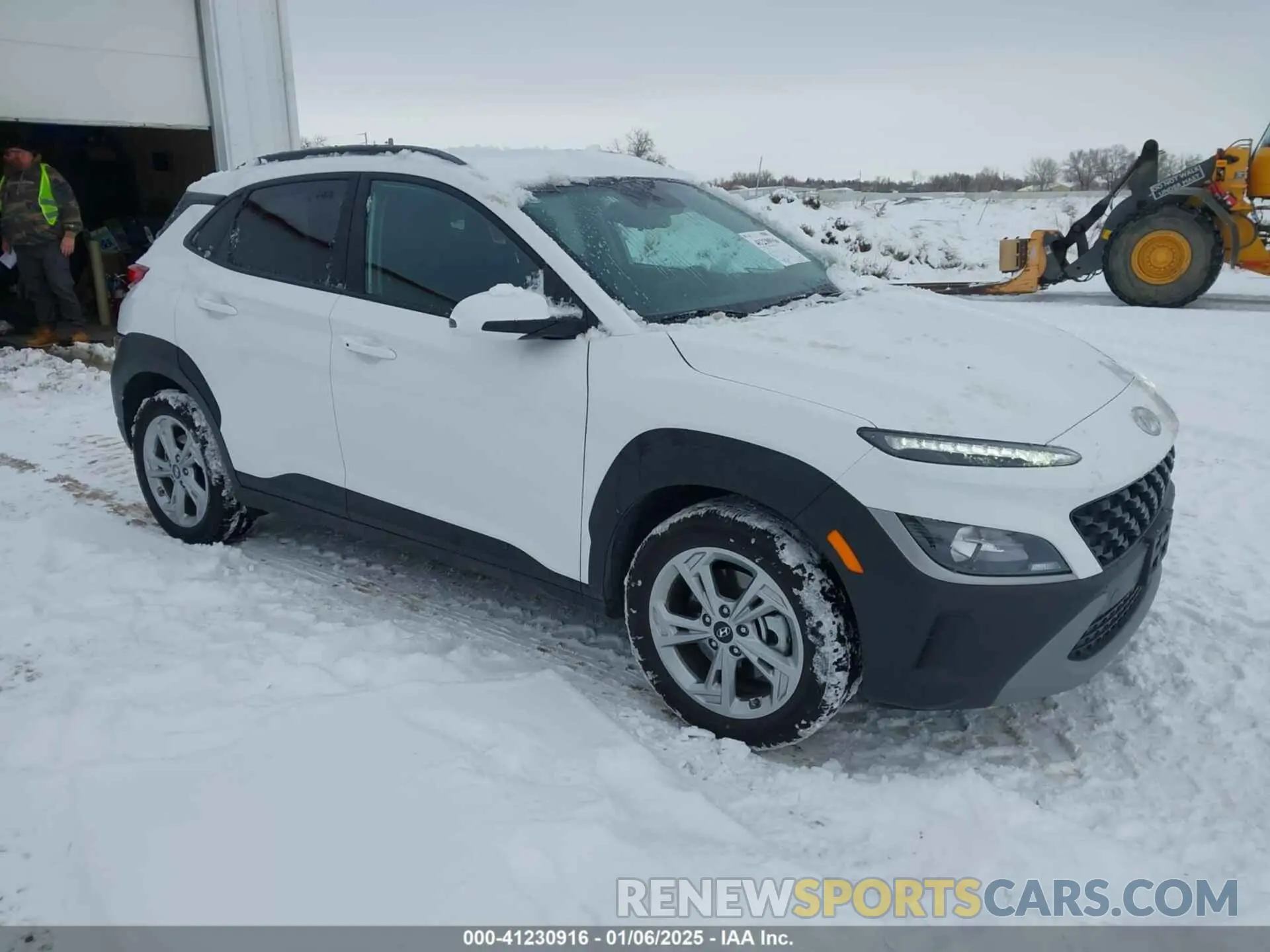 1 Photograph of a damaged car KM8K6CABXPU049603 HYUNDAI KONA 2023