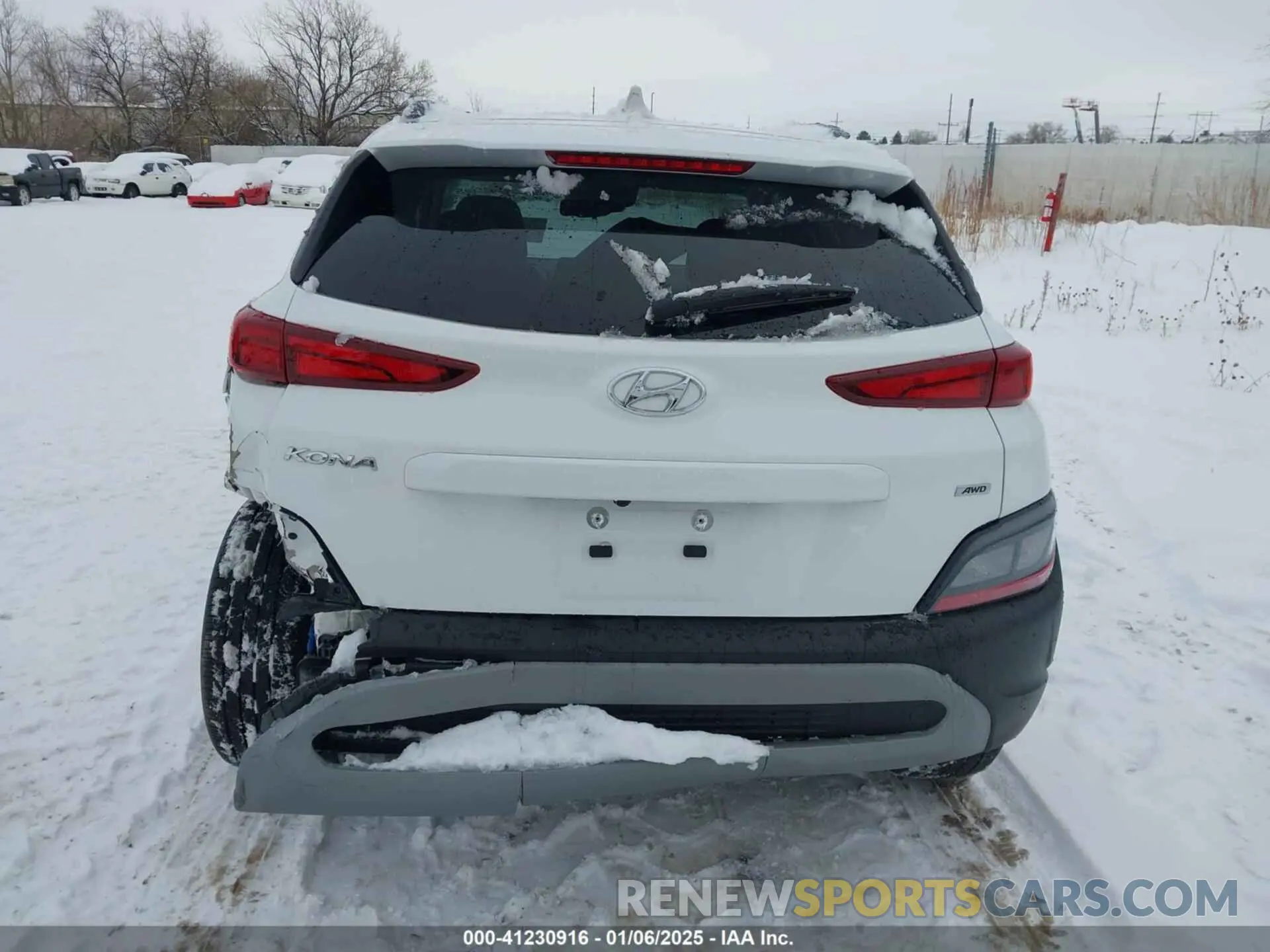 17 Photograph of a damaged car KM8K6CABXPU049603 HYUNDAI KONA 2023