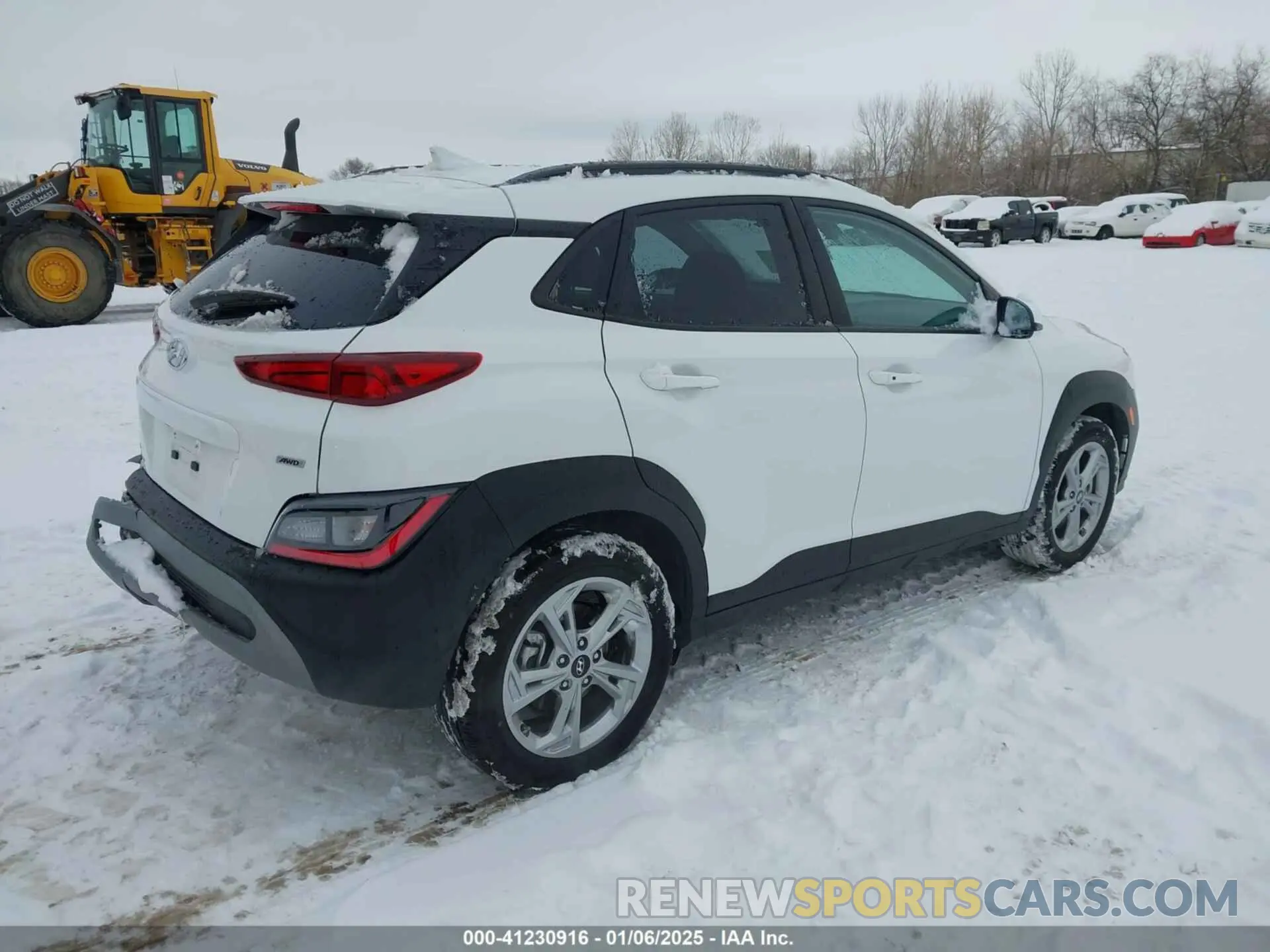 4 Photograph of a damaged car KM8K6CABXPU049603 HYUNDAI KONA 2023