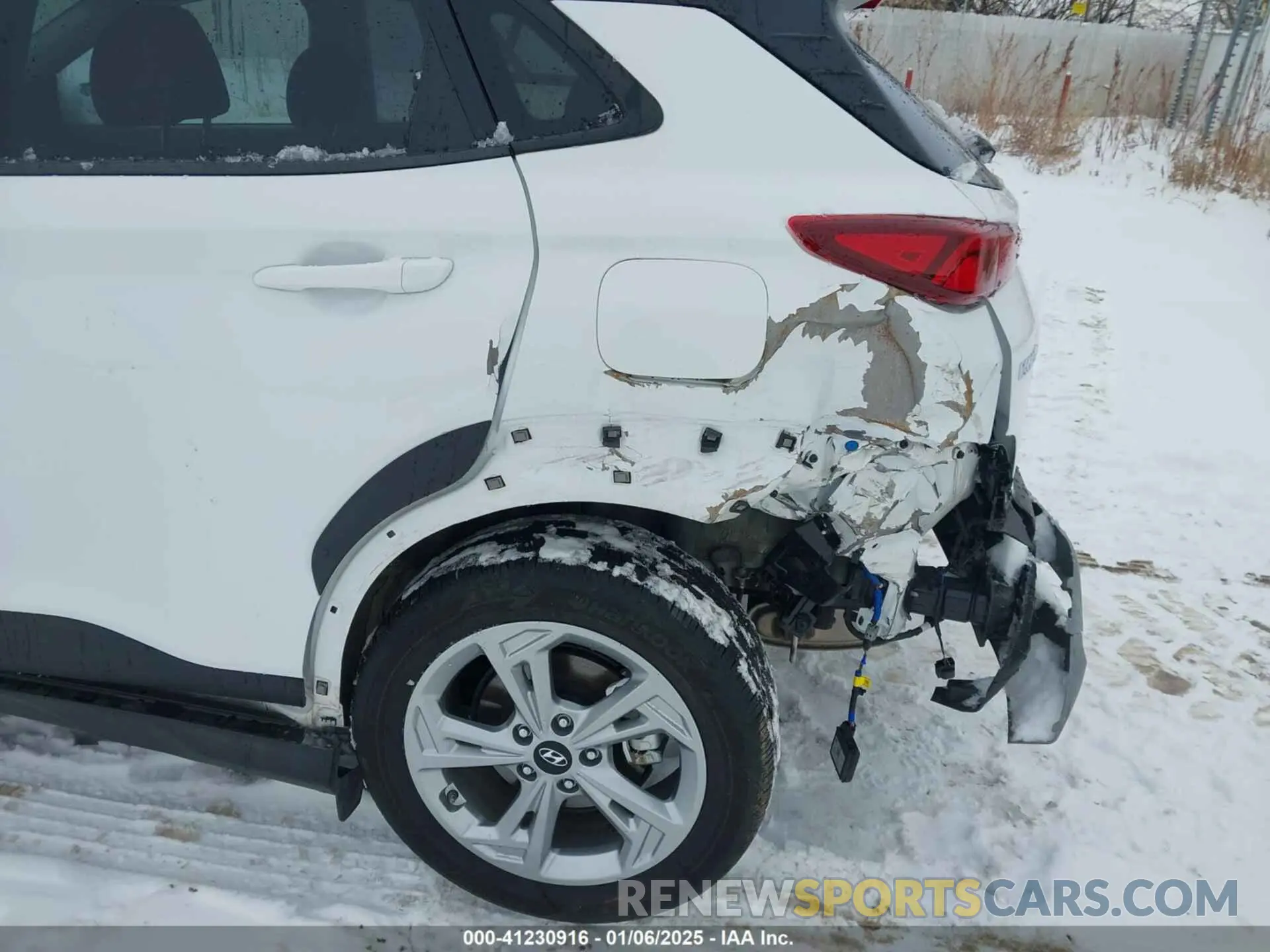 6 Photograph of a damaged car KM8K6CABXPU049603 HYUNDAI KONA 2023