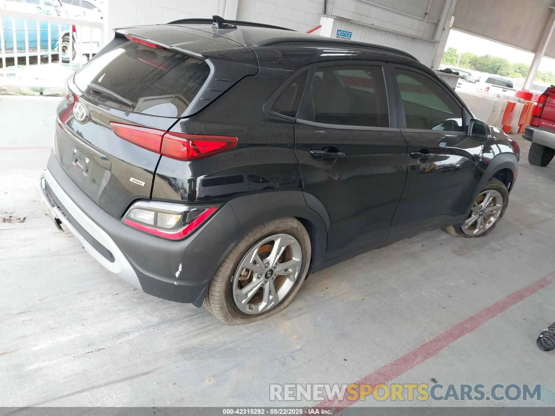 4 Photograph of a damaged car KM8K6CABXPU055868 HYUNDAI KONA 2023