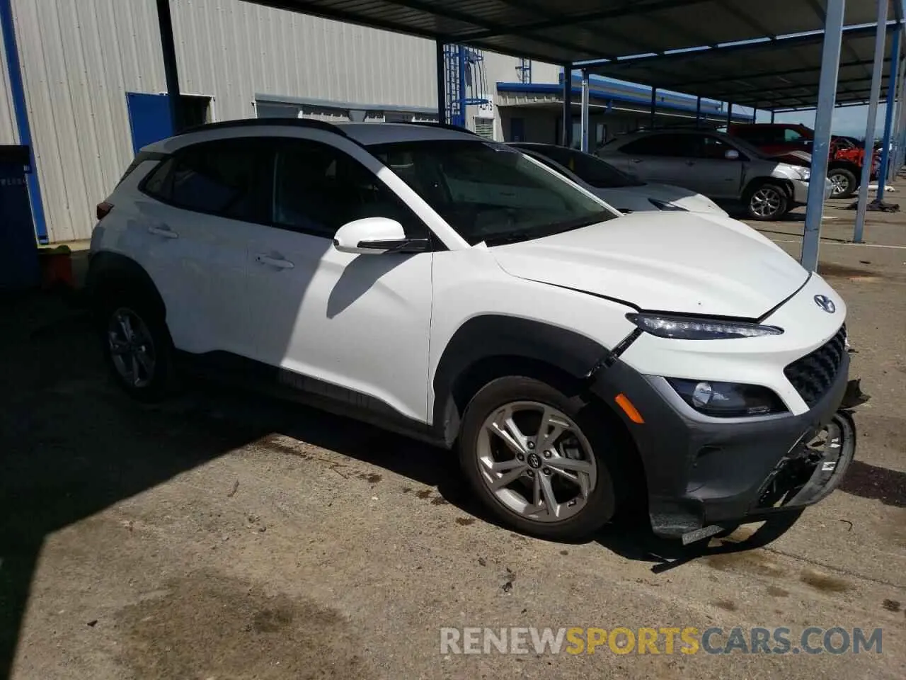 4 Photograph of a damaged car KM8K6CABXPU969800 HYUNDAI KONA 2023