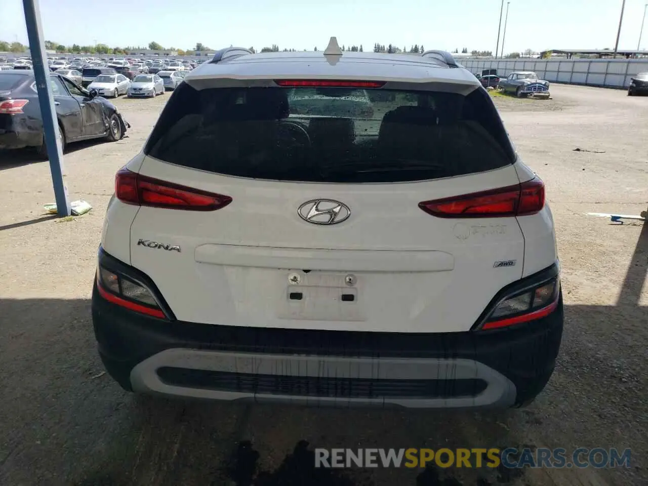 6 Photograph of a damaged car KM8K6CABXPU969800 HYUNDAI KONA 2023
