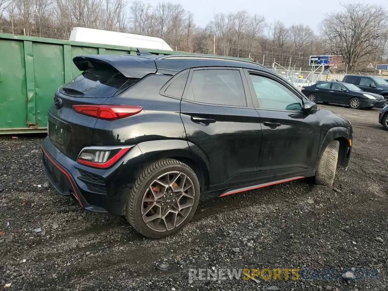 3 Photograph of a damaged car KM8KH3AC0PU008061 HYUNDAI KONA 2023