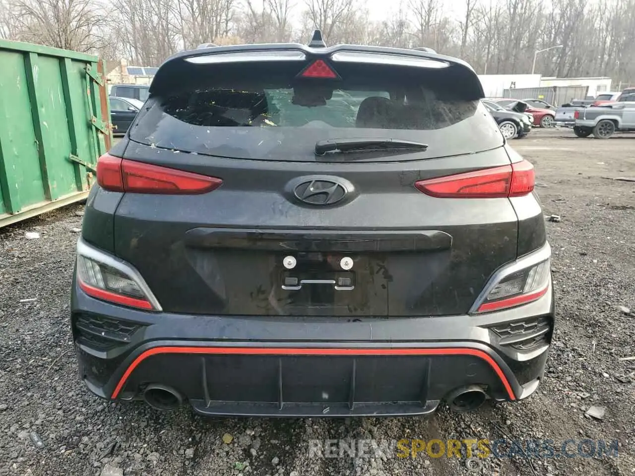 6 Photograph of a damaged car KM8KH3AC0PU008061 HYUNDAI KONA 2023