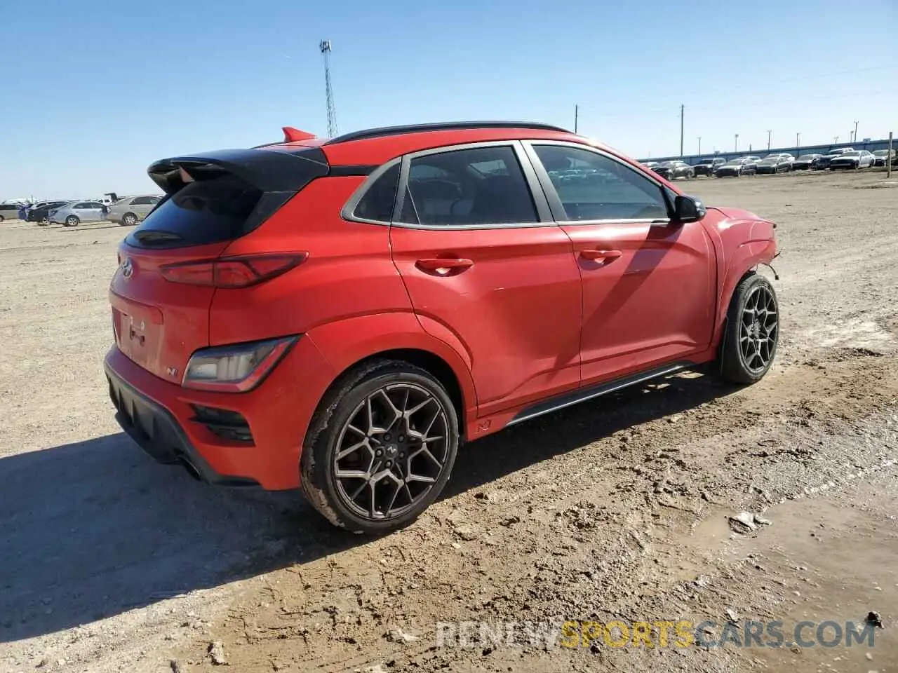 3 Photograph of a damaged car KM8KH3AC2PU009759 HYUNDAI KONA 2023