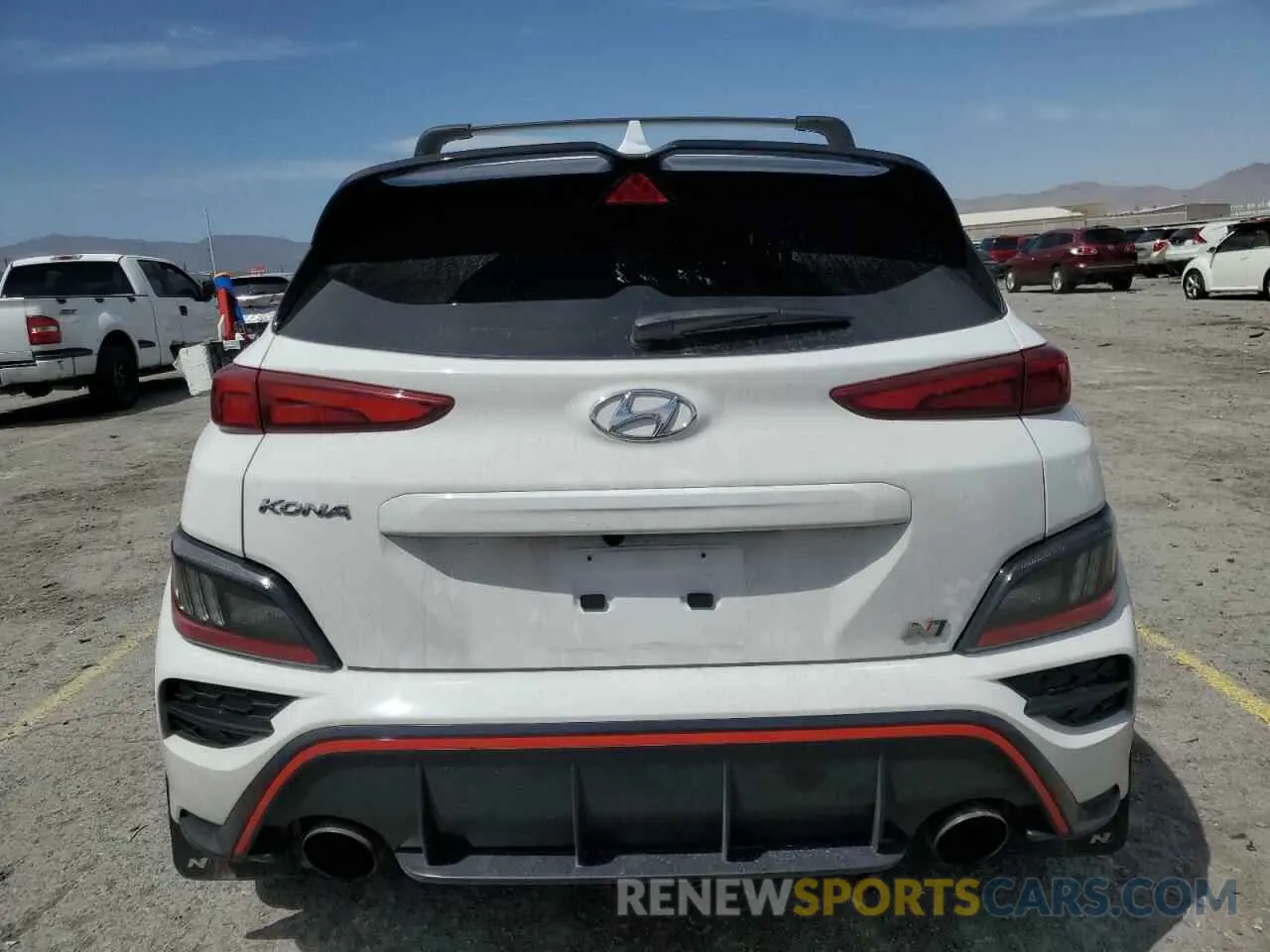 6 Photograph of a damaged car KM8KH3AC5PU008184 HYUNDAI KONA 2023