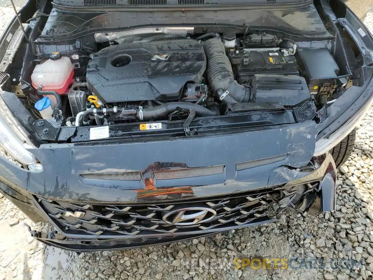 11 Photograph of a damaged car KM8KH3AC6PU008064 HYUNDAI KONA 2023