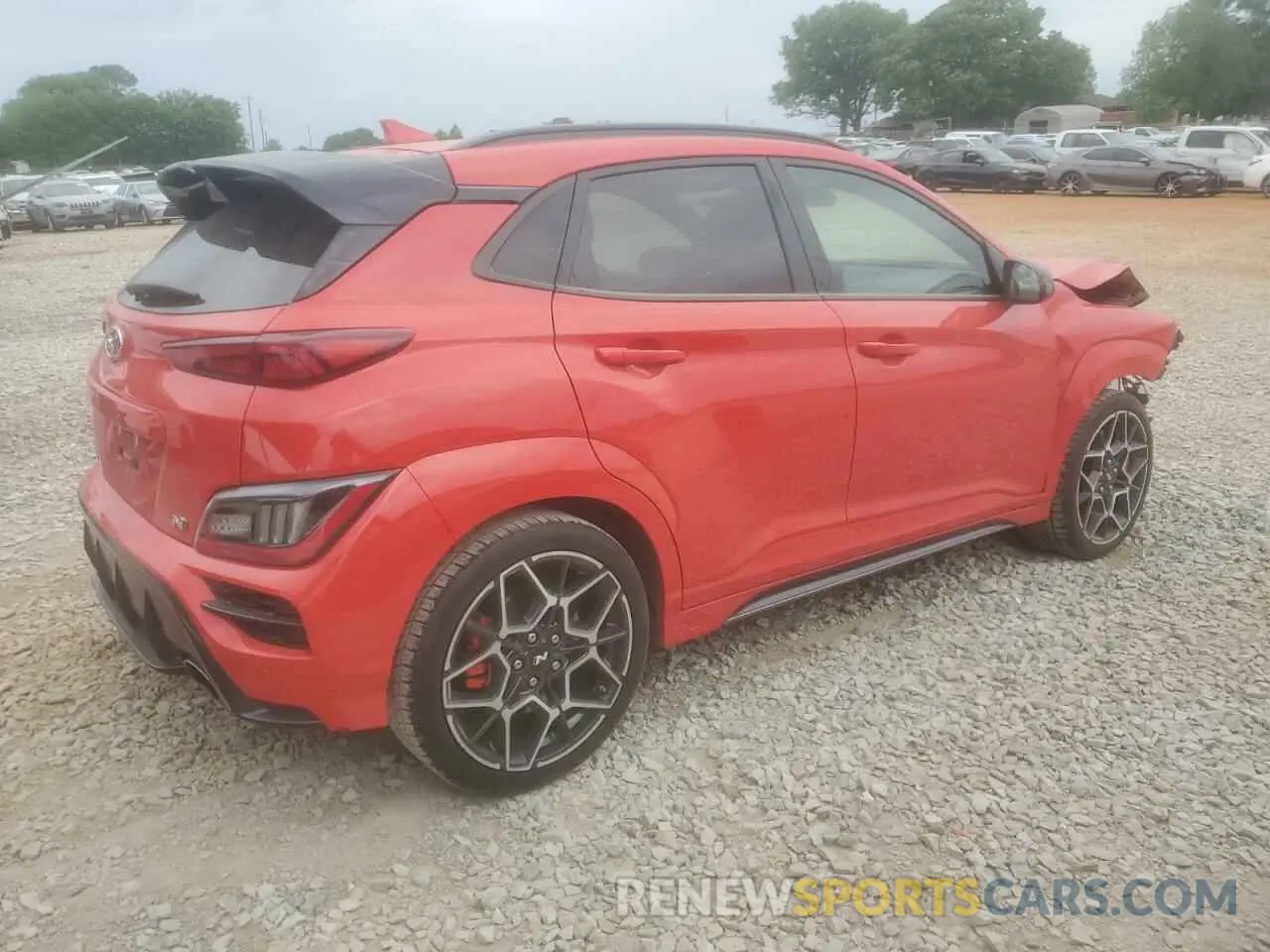 3 Photograph of a damaged car KM8KH3AC9PU006535 HYUNDAI KONA 2023