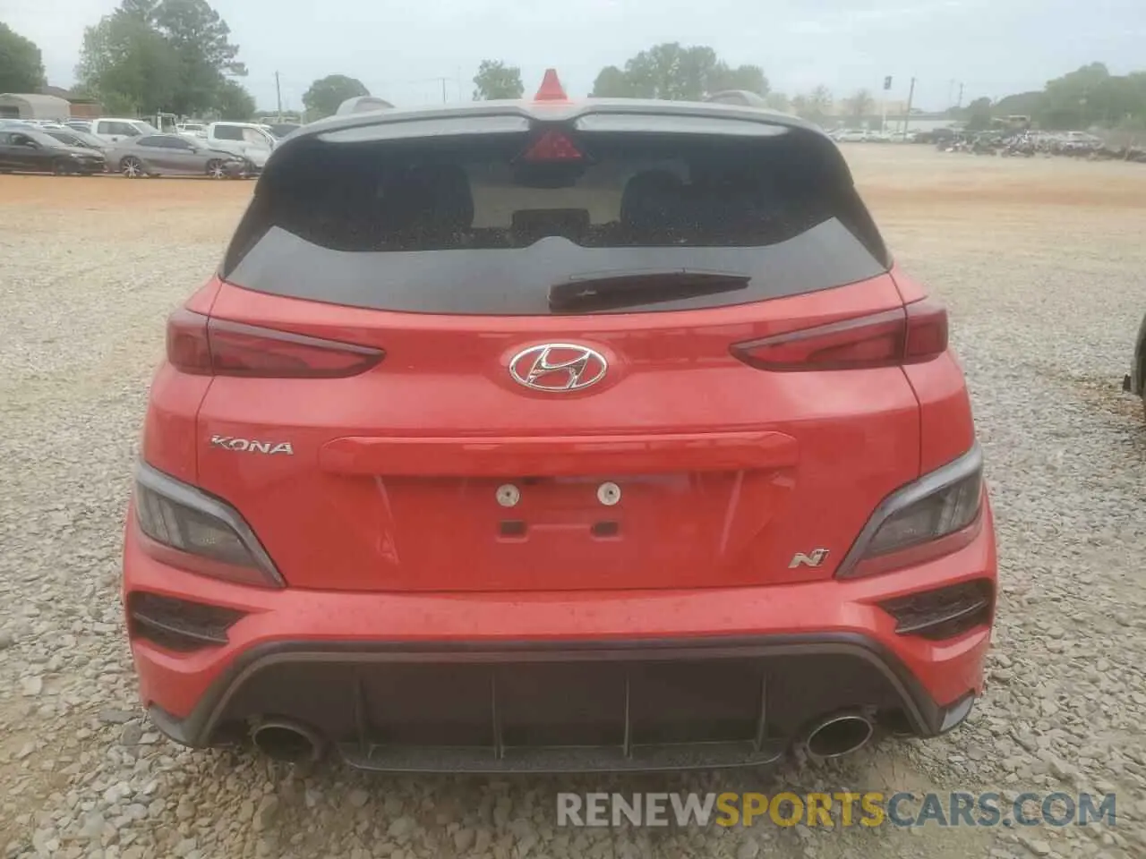 6 Photograph of a damaged car KM8KH3AC9PU006535 HYUNDAI KONA 2023