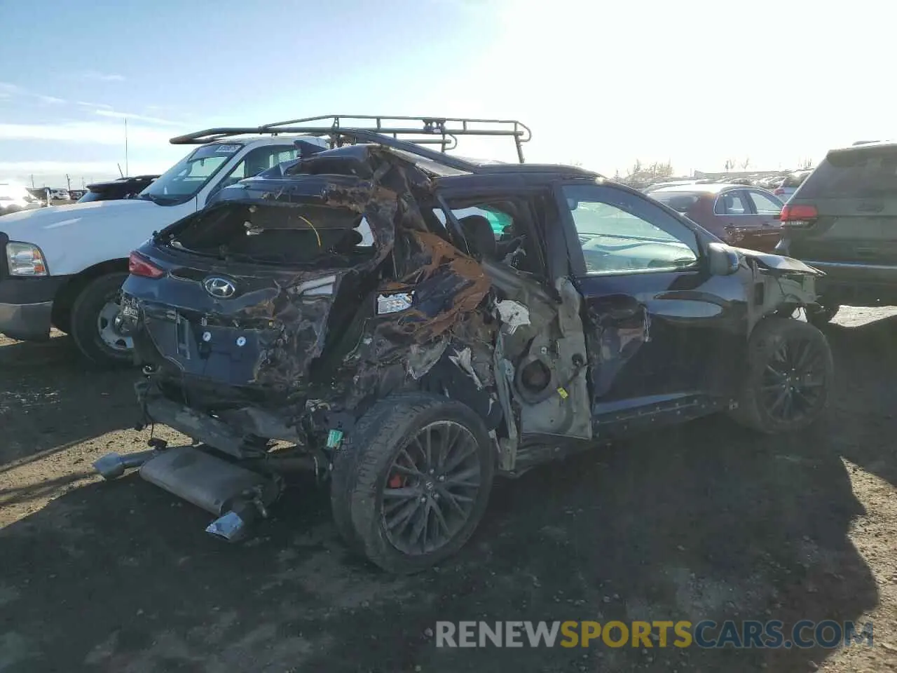 3 Photograph of a damaged car KM8KH3ACXPU011517 HYUNDAI KONA 2023