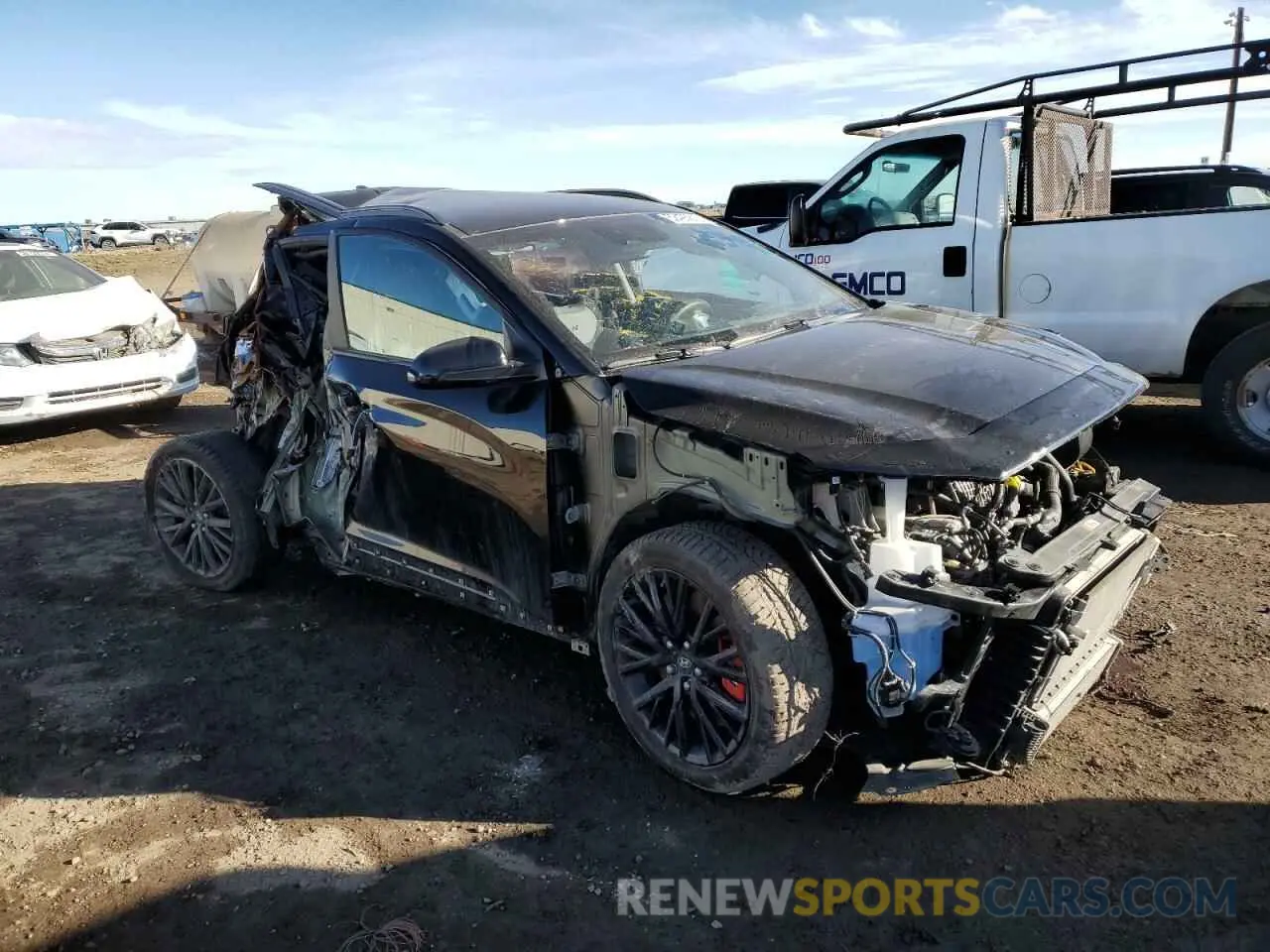 4 Photograph of a damaged car KM8KH3ACXPU011517 HYUNDAI KONA 2023