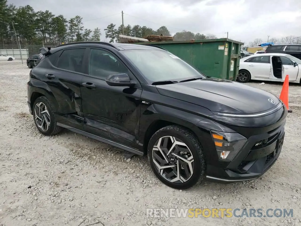 4 Photograph of a damaged car KM8HA3A30RU107528 HYUNDAI KONA 2024