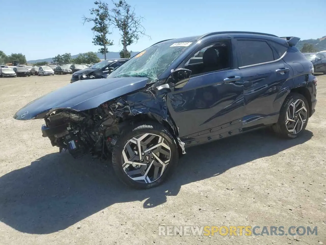 1 Photograph of a damaged car KM8HA3A31RU051891 HYUNDAI KONA 2024