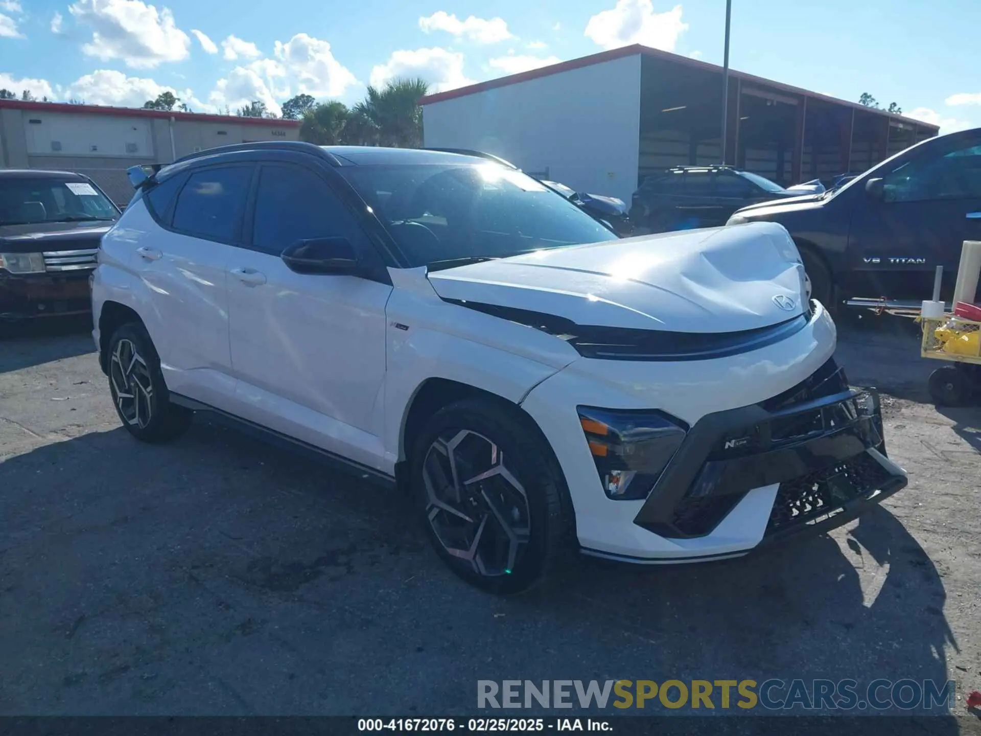 1 Photograph of a damaged car KM8HA3A32RU171716 HYUNDAI KONA 2024