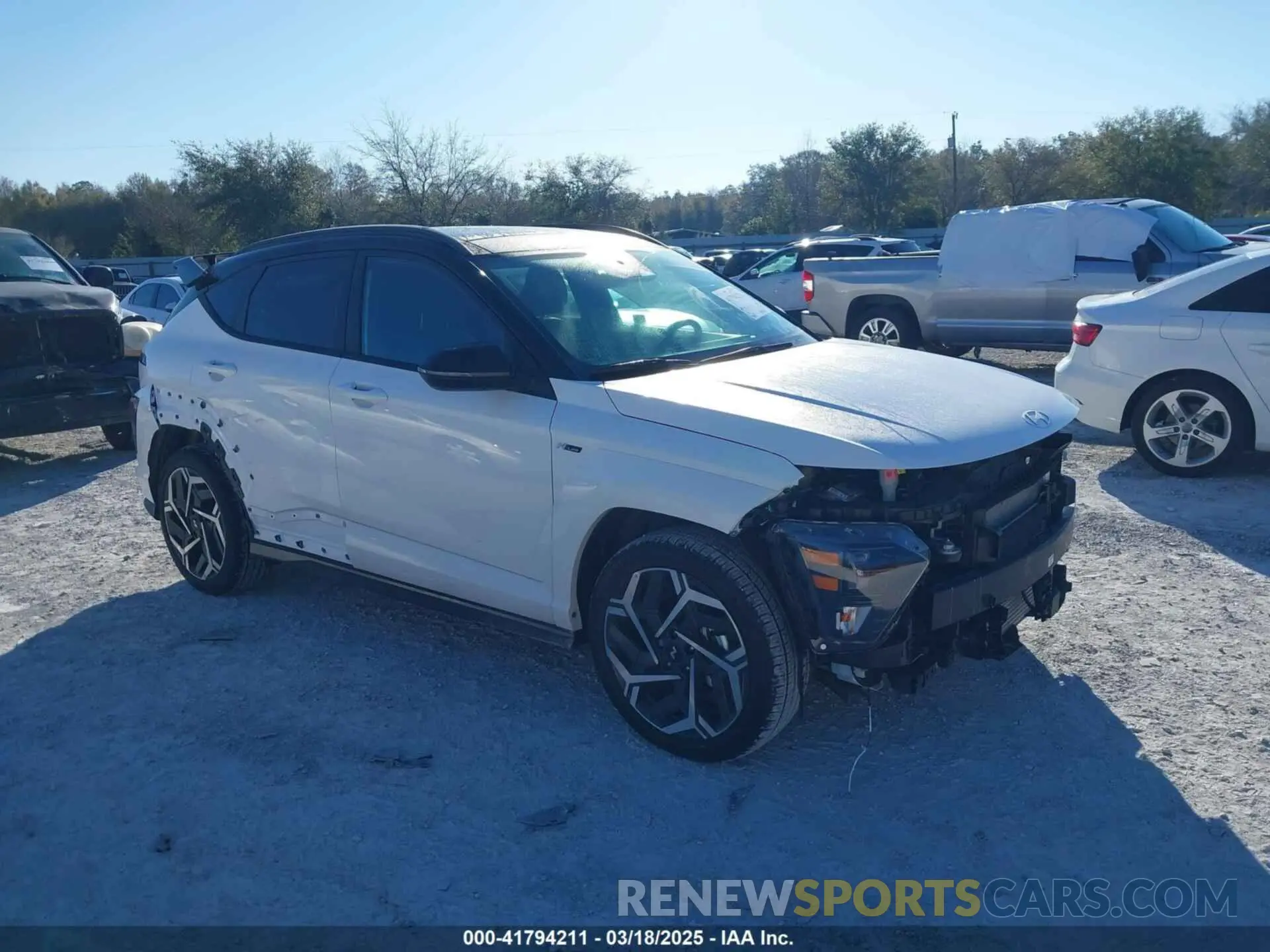 1 Photograph of a damaged car KM8HA3A36RU162744 HYUNDAI KONA 2024
