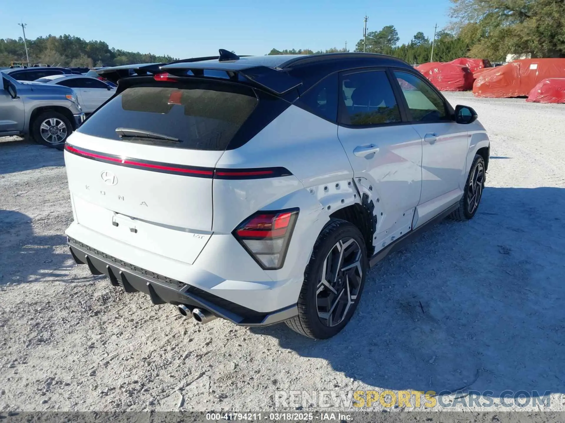 4 Photograph of a damaged car KM8HA3A36RU162744 HYUNDAI KONA 2024