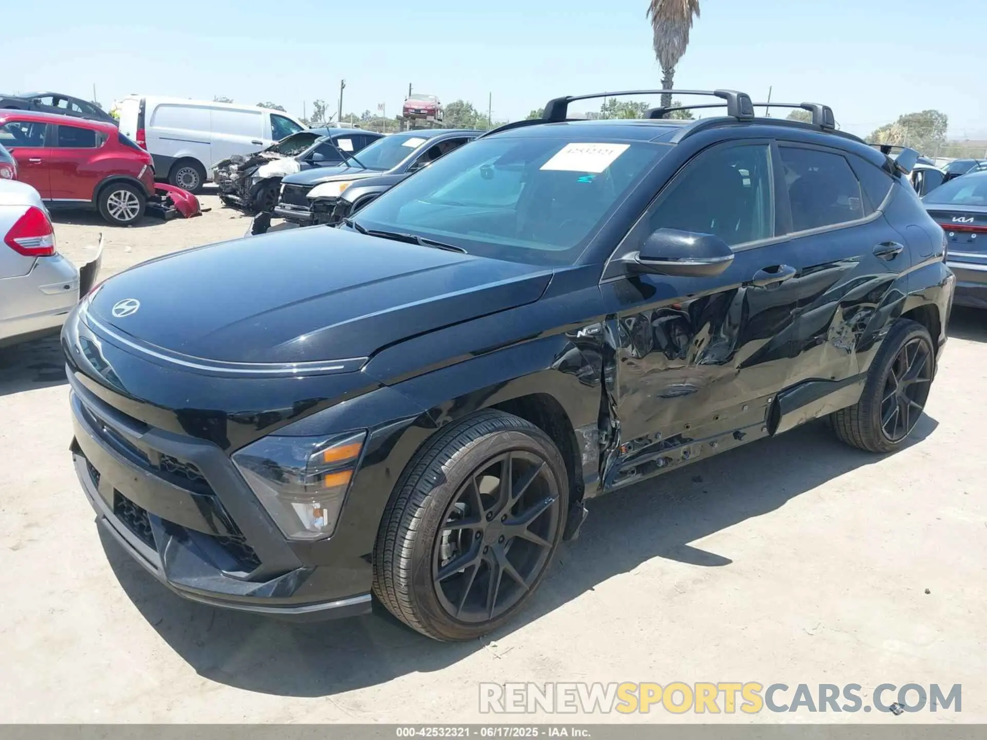2 Photograph of a damaged car KM8HA3A38RU034537 HYUNDAI KONA 2024