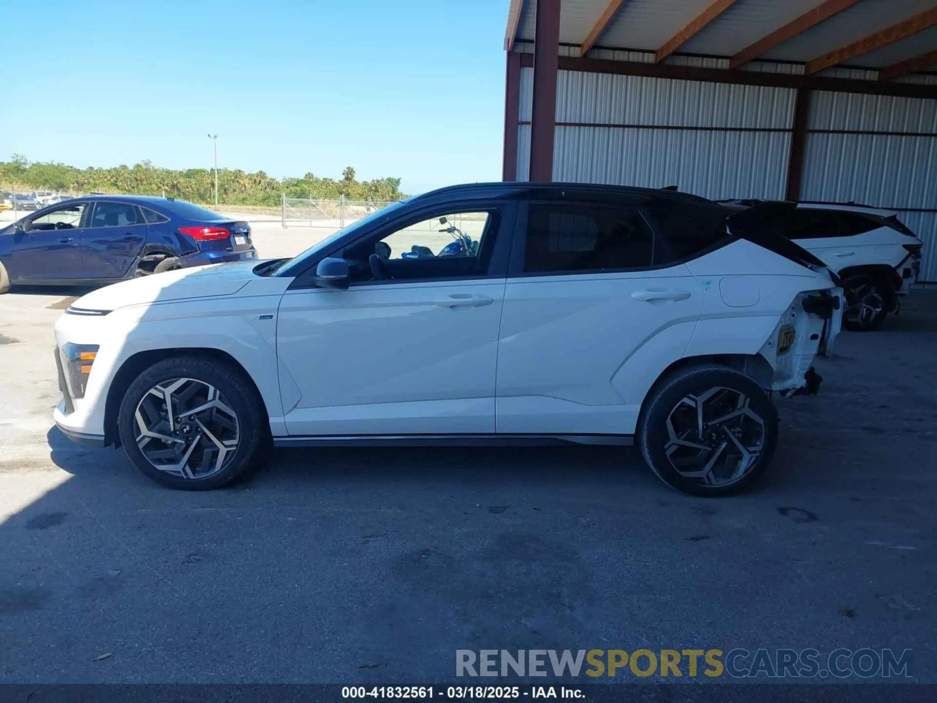14 Photograph of a damaged car KM8HA3A38RU168402 HYUNDAI KONA 2024