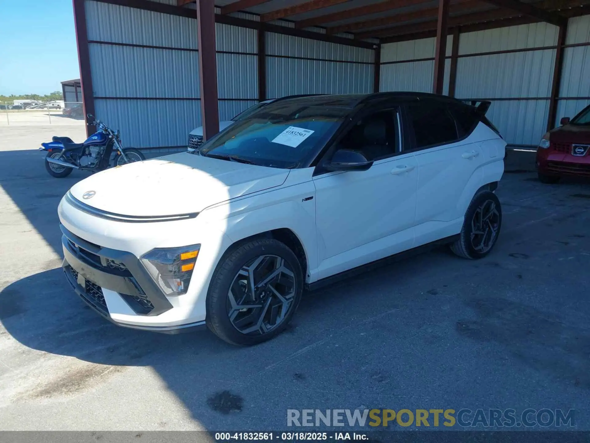 2 Photograph of a damaged car KM8HA3A38RU168402 HYUNDAI KONA 2024