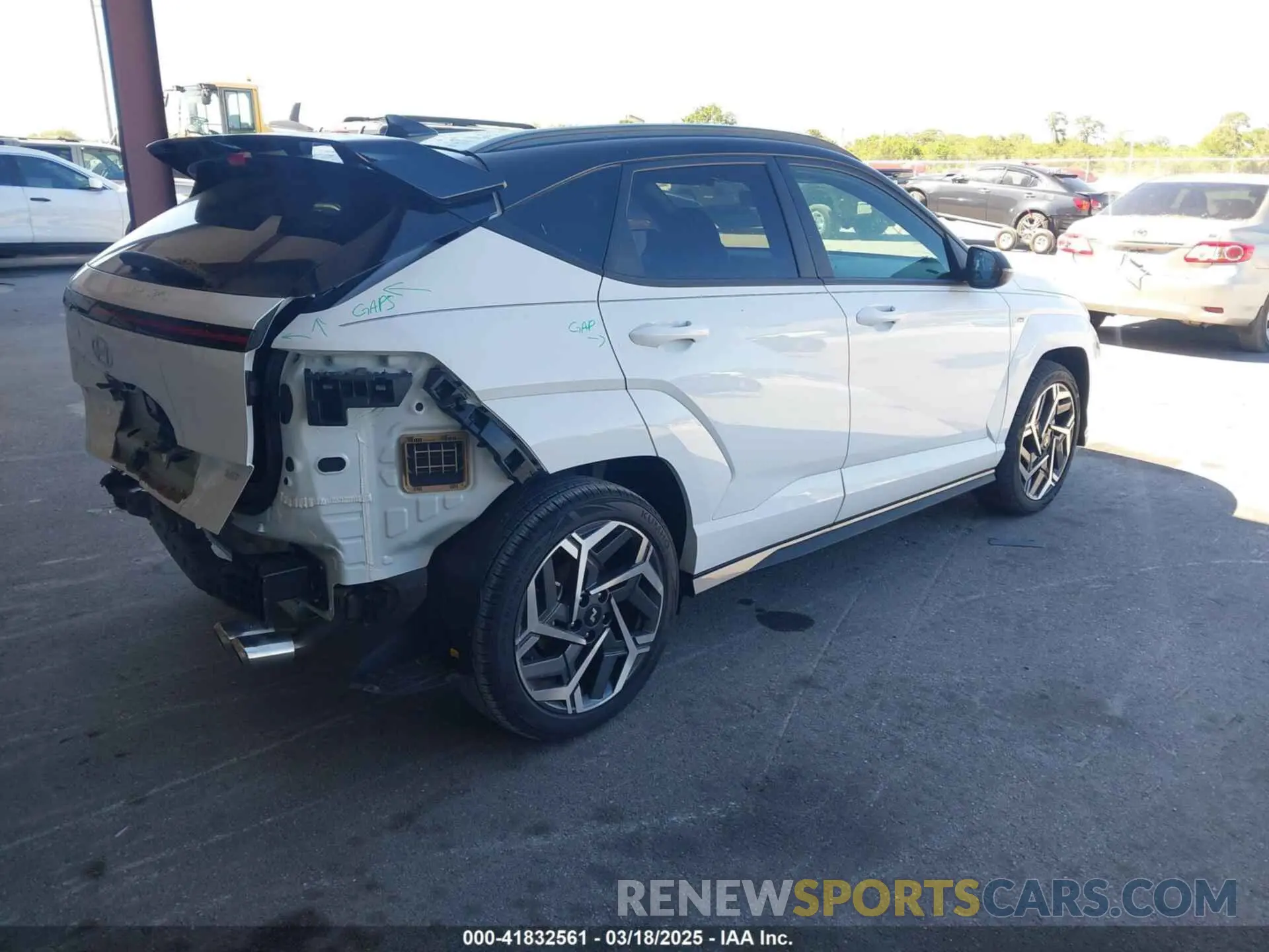 4 Photograph of a damaged car KM8HA3A38RU168402 HYUNDAI KONA 2024