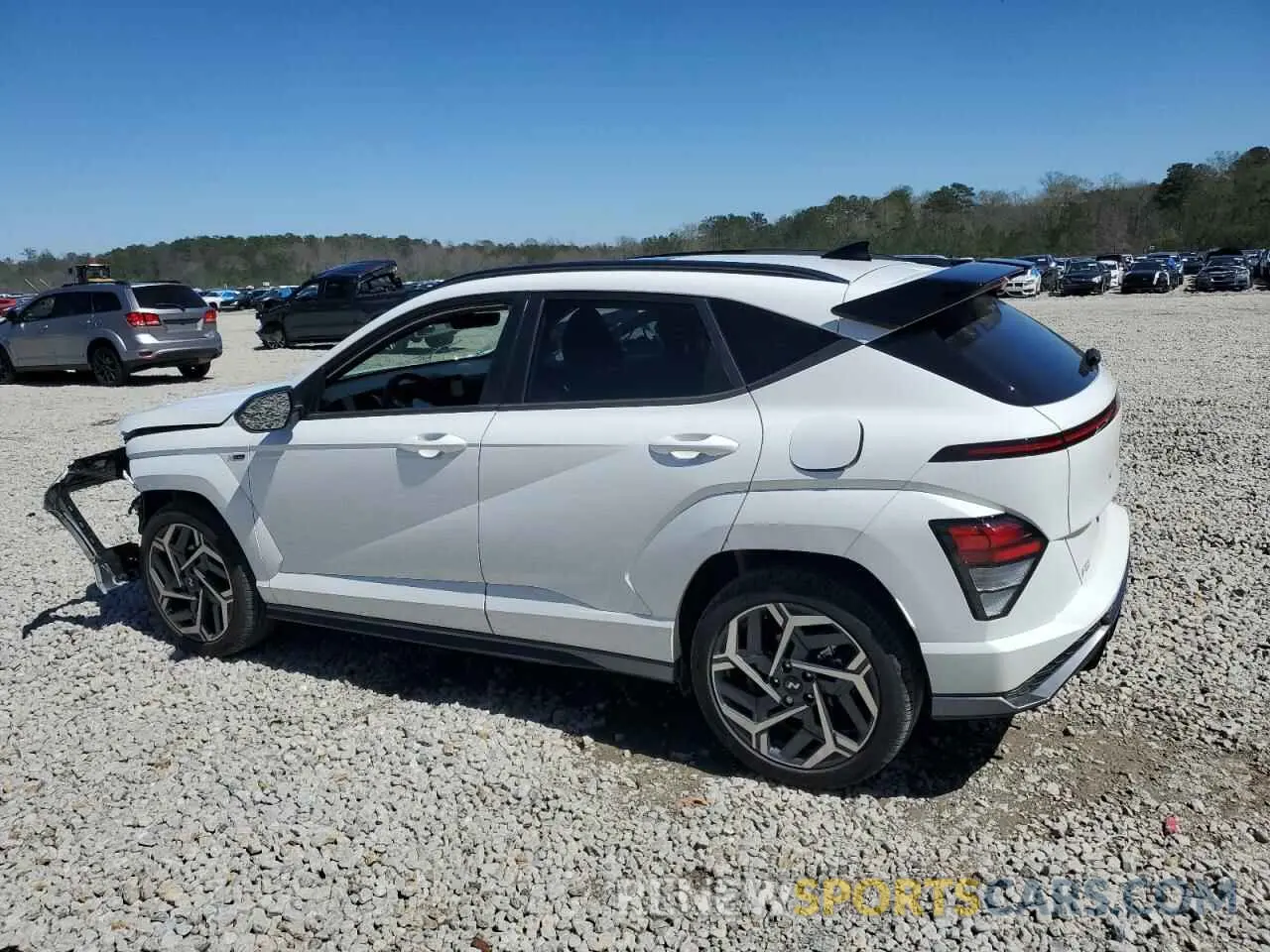 2 Photograph of a damaged car KM8HA3A39RU033848 HYUNDAI KONA 2024