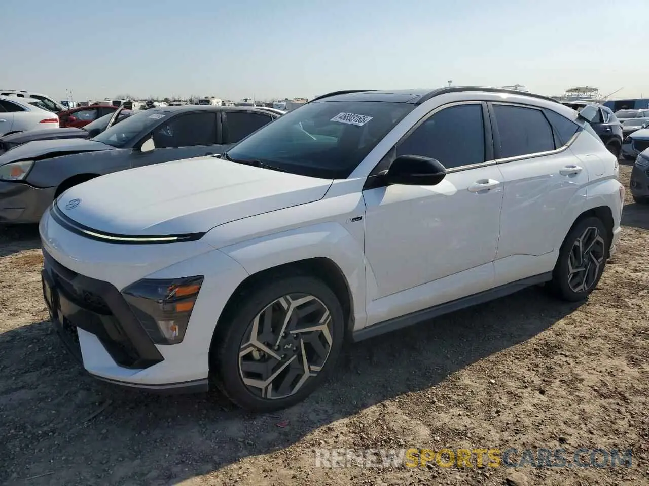 1 Photograph of a damaged car KM8HA3A3XRU034491 HYUNDAI KONA 2024