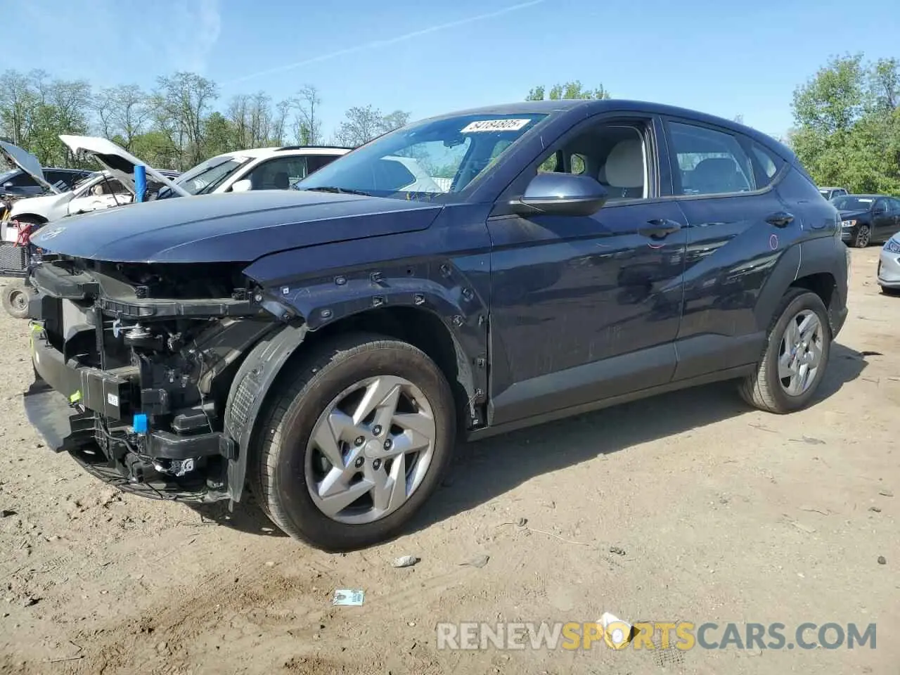 1 Photograph of a damaged car KM8HA3AB0RU087482 HYUNDAI KONA 2024