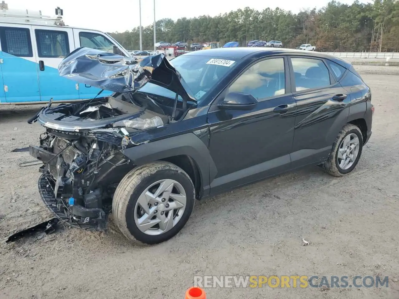 1 Photograph of a damaged car KM8HA3AB5RU040142 HYUNDAI KONA 2024