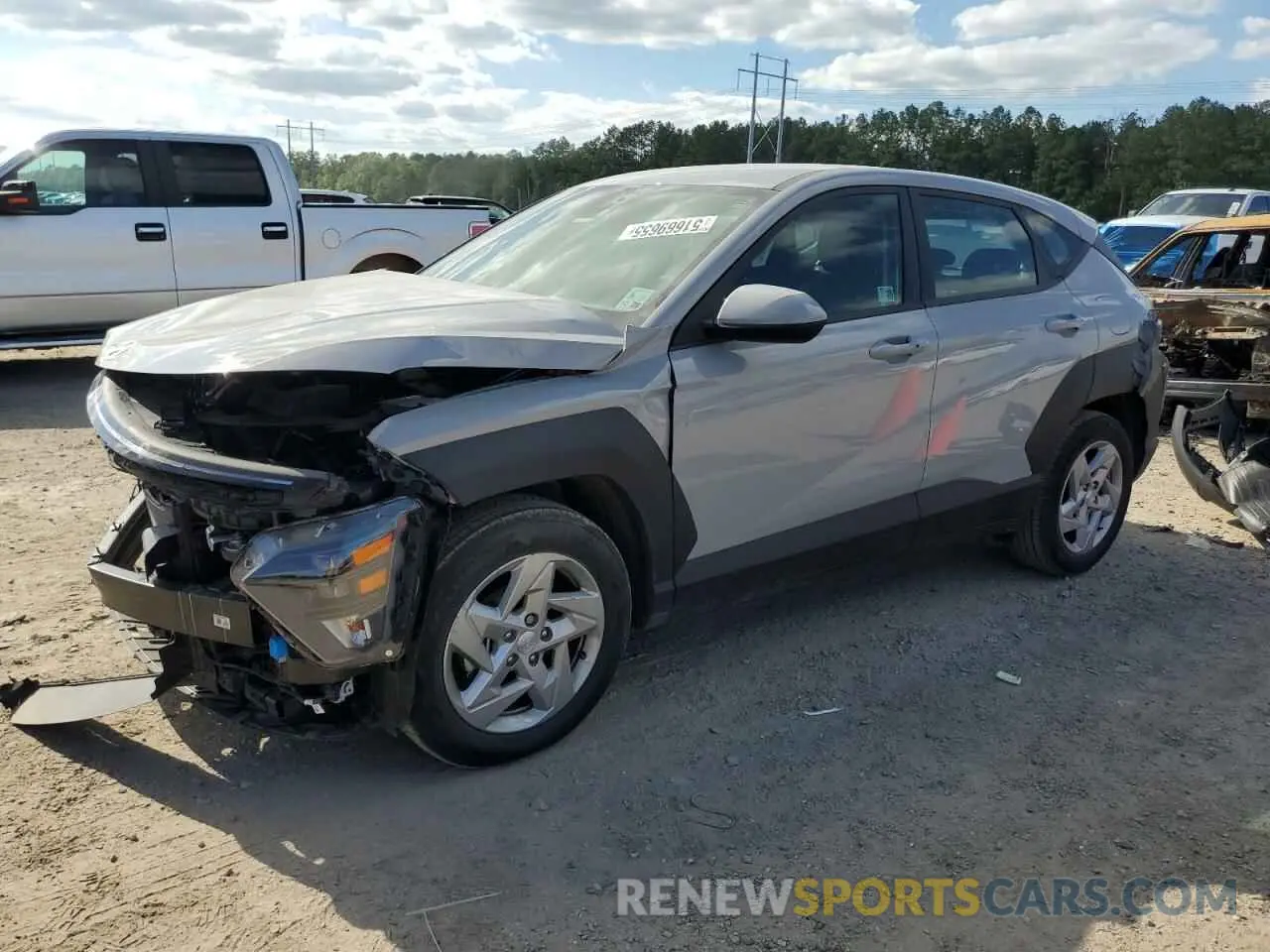 1 Photograph of a damaged car KM8HA3AB6RU040862 HYUNDAI KONA 2024