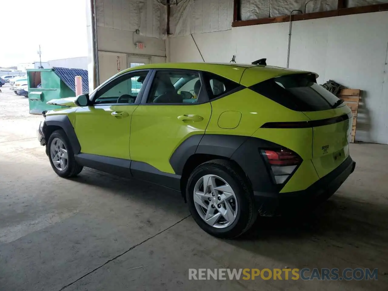 2 Photograph of a damaged car KM8HA3AB7RU124477 HYUNDAI KONA 2024