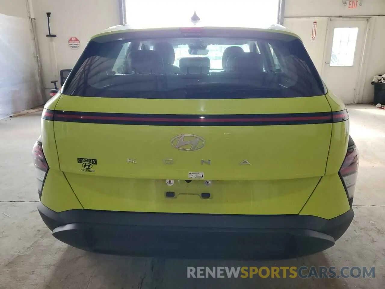 6 Photograph of a damaged car KM8HA3AB7RU124477 HYUNDAI KONA 2024