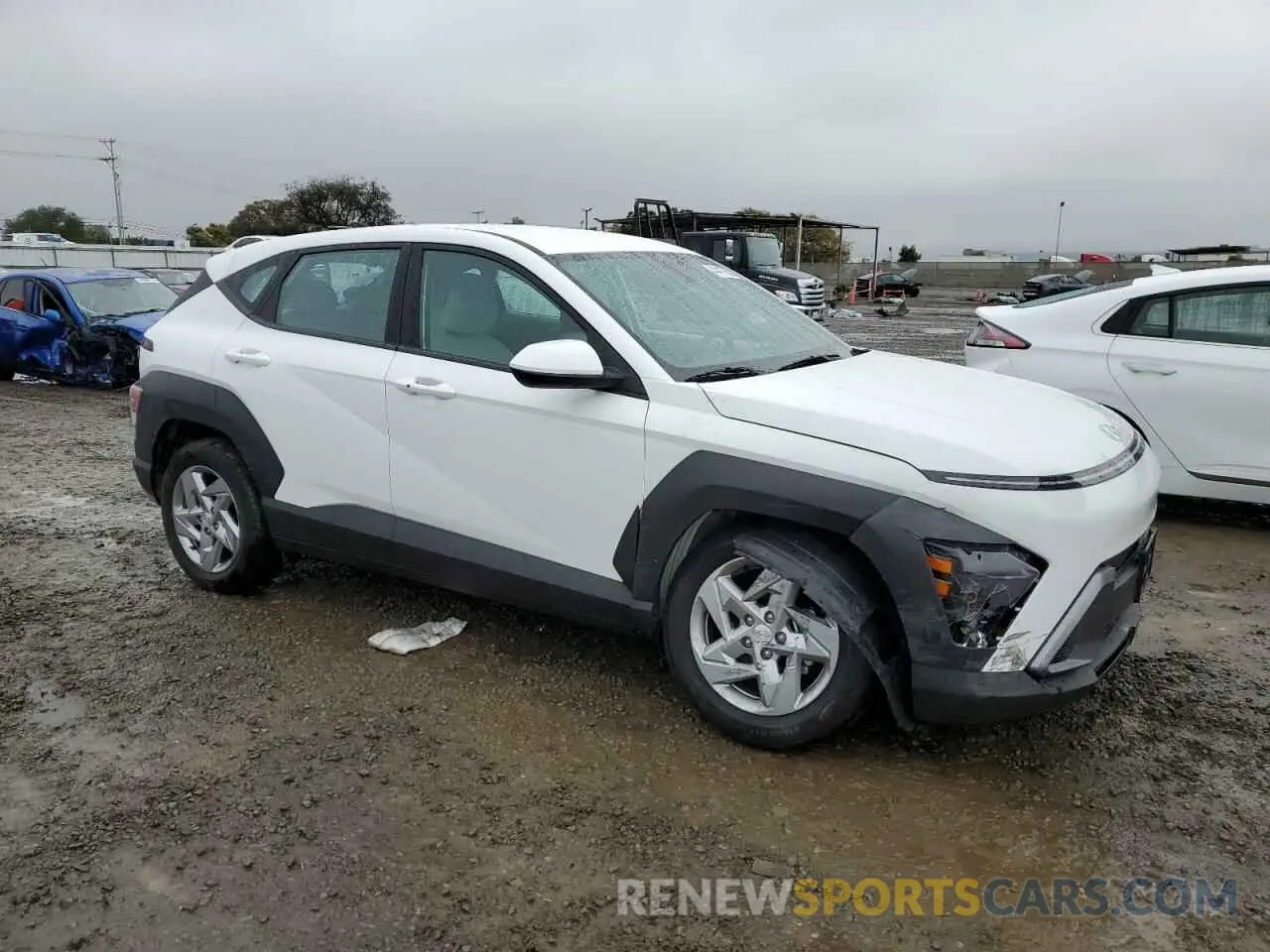 4 Photograph of a damaged car KM8HA3AB7RU184890 HYUNDAI KONA 2024