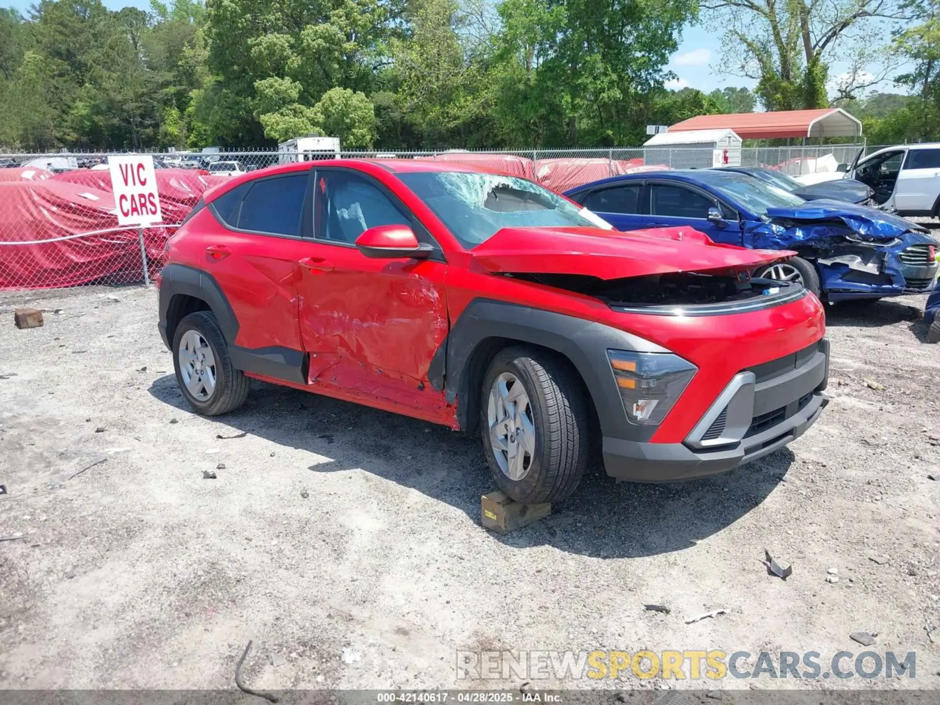1 Photograph of a damaged car KM8HA3ABXRU069281 HYUNDAI KONA 2024