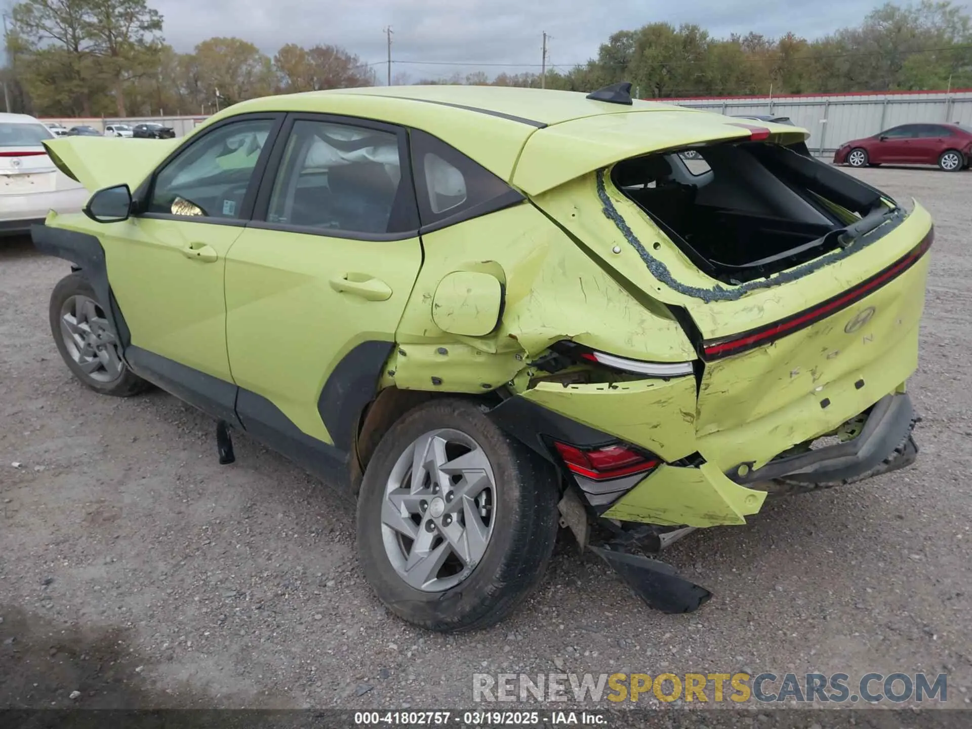 3 Photograph of a damaged car KM8HA3ABXRU072312 HYUNDAI KONA 2024