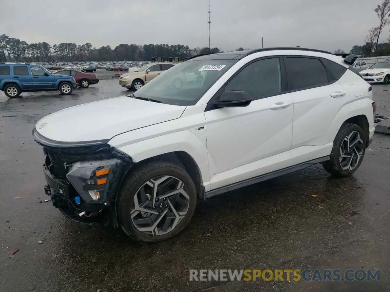 1 Photograph of a damaged car KM8HACA30RU035830 HYUNDAI KONA 2024