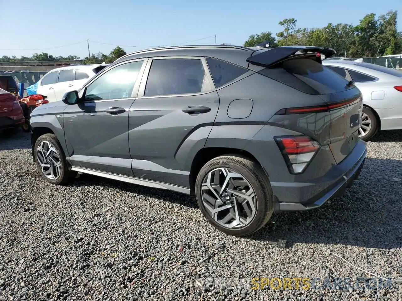 2 Photograph of a damaged car KM8HACA33RU056347 HYUNDAI KONA 2024