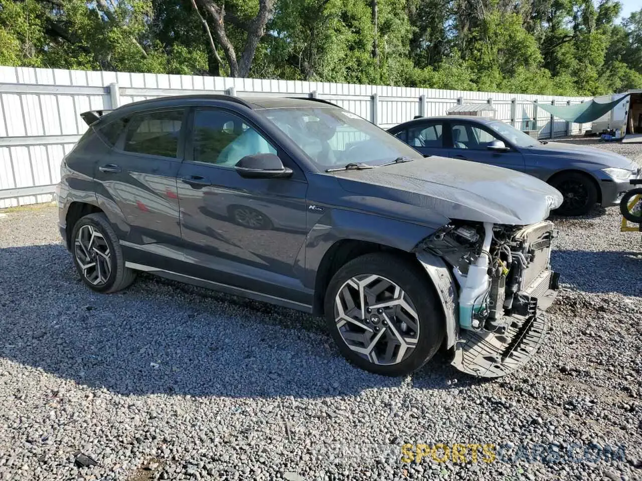 4 Photograph of a damaged car KM8HACA33RU056347 HYUNDAI KONA 2024
