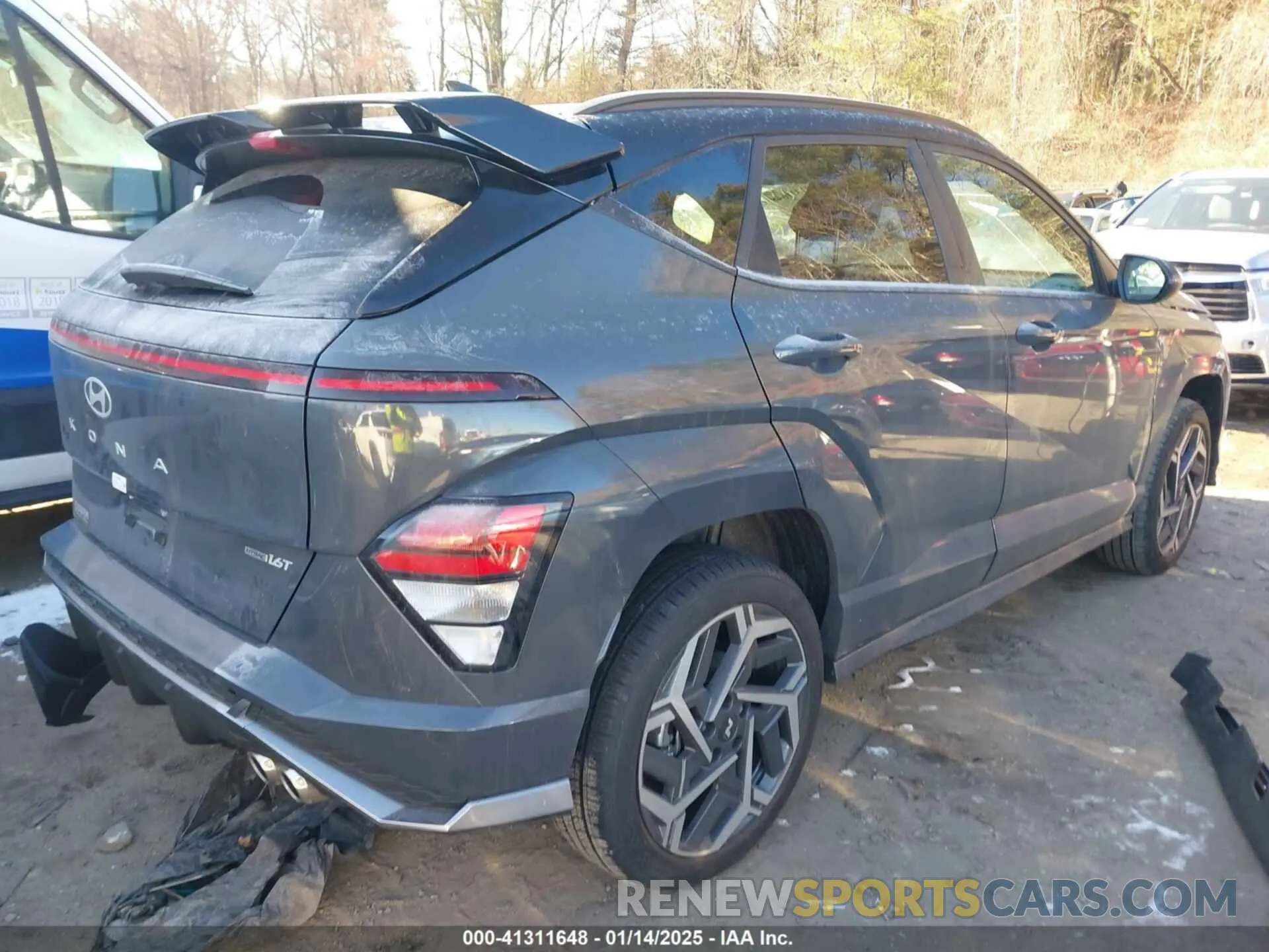 4 Photograph of a damaged car KM8HACA33RU166301 HYUNDAI KONA 2024