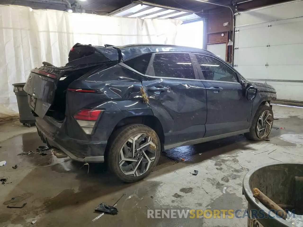 3 Photograph of a damaged car KM8HACA34RU045518 HYUNDAI KONA 2024