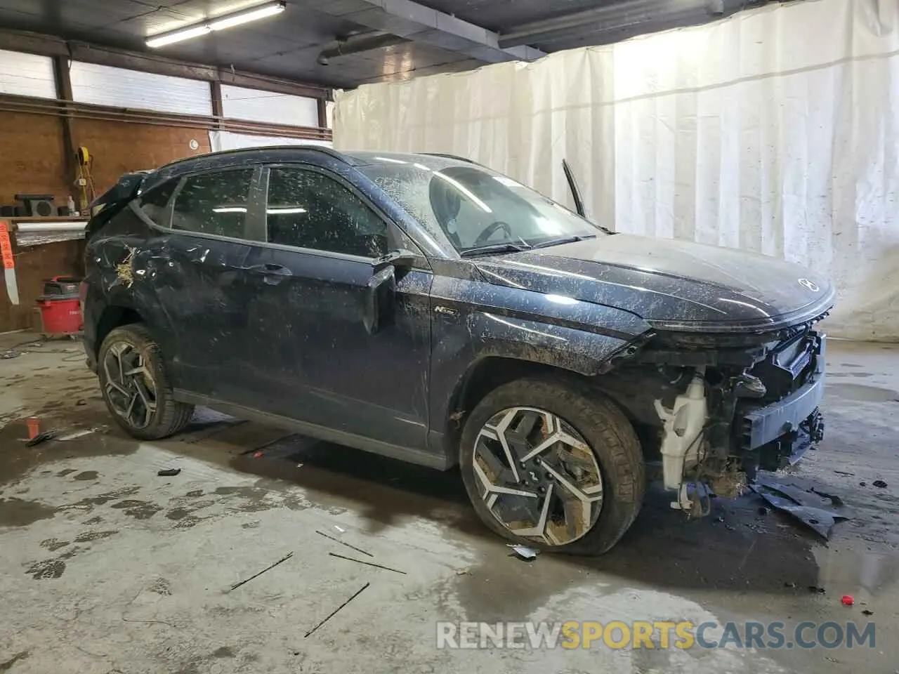 4 Photograph of a damaged car KM8HACA34RU045518 HYUNDAI KONA 2024