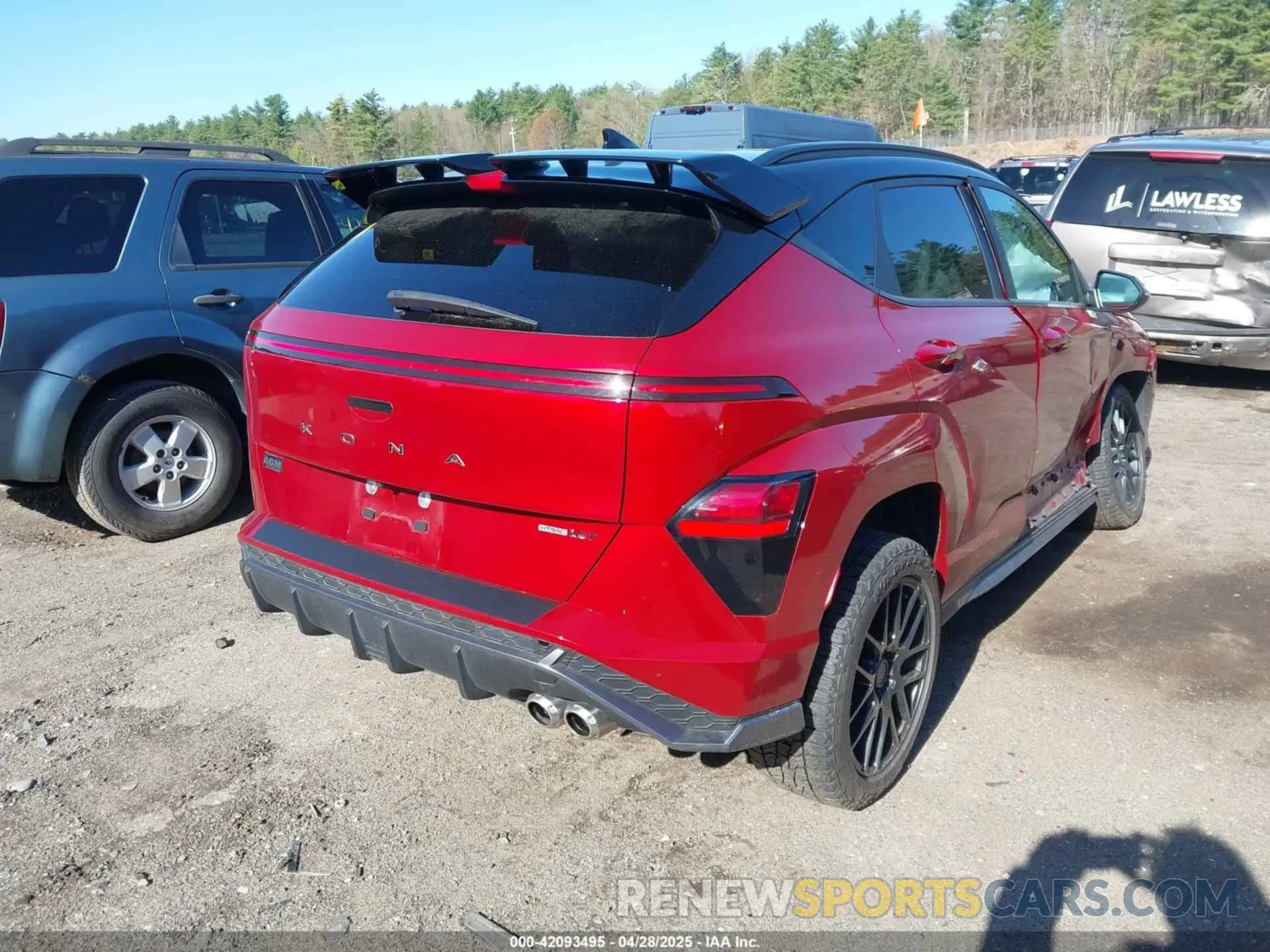 4 Photograph of a damaged car KM8HACA35RU064076 HYUNDAI KONA 2024