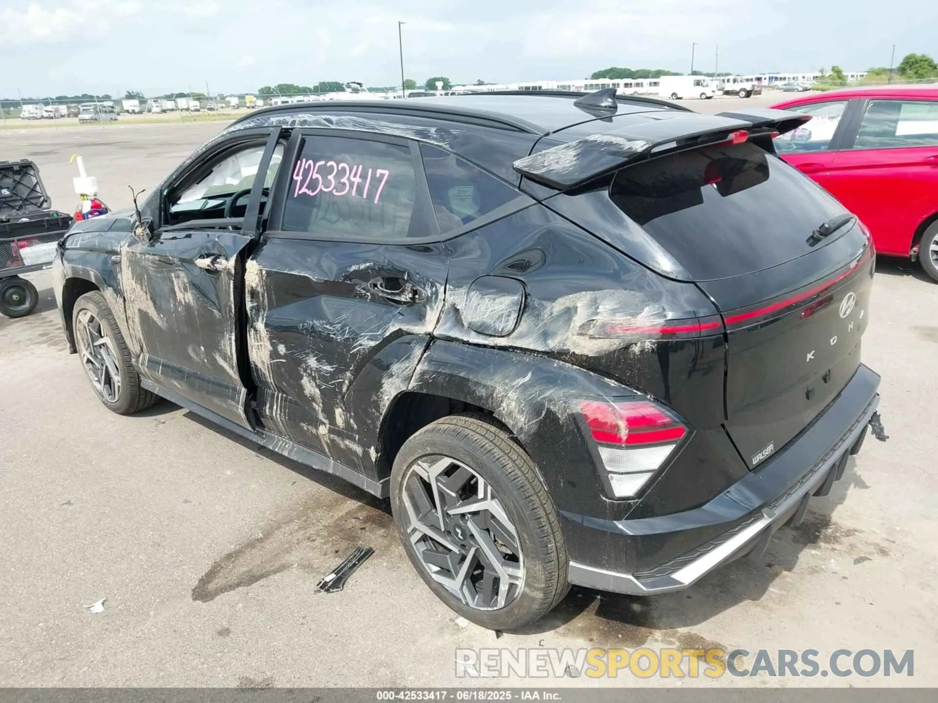 3 Photograph of a damaged car KM8HACA35RU086353 HYUNDAI KONA 2024